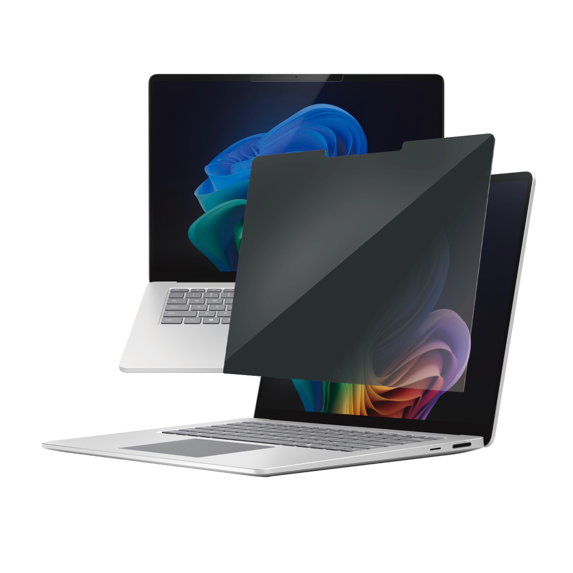 CARE by PanzerGlass Displayschutzfolie »Privacy Filter Screen Protector«, für Microsoft Laptop 15 7th Edition, Displayschutz, Schutzfolie, Blickschutz, kratz- & stoßfest