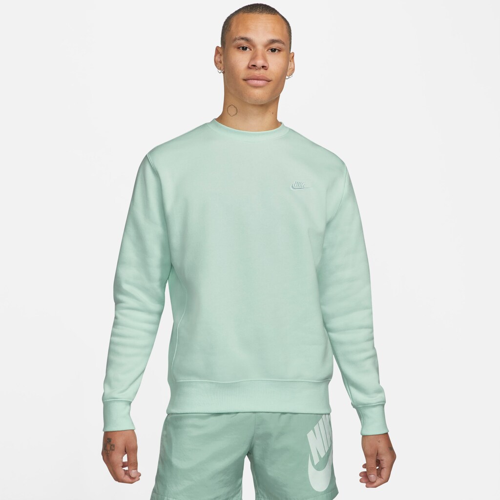 Herrenmode Sweatshirts & -jacken Nike Sportswear Sweatshirt »Club Fleece Crew« mint Herrenmode Sweatshirts & -jacken Nike Sportswear Sweatshirt »Club Fleece Crew« mint