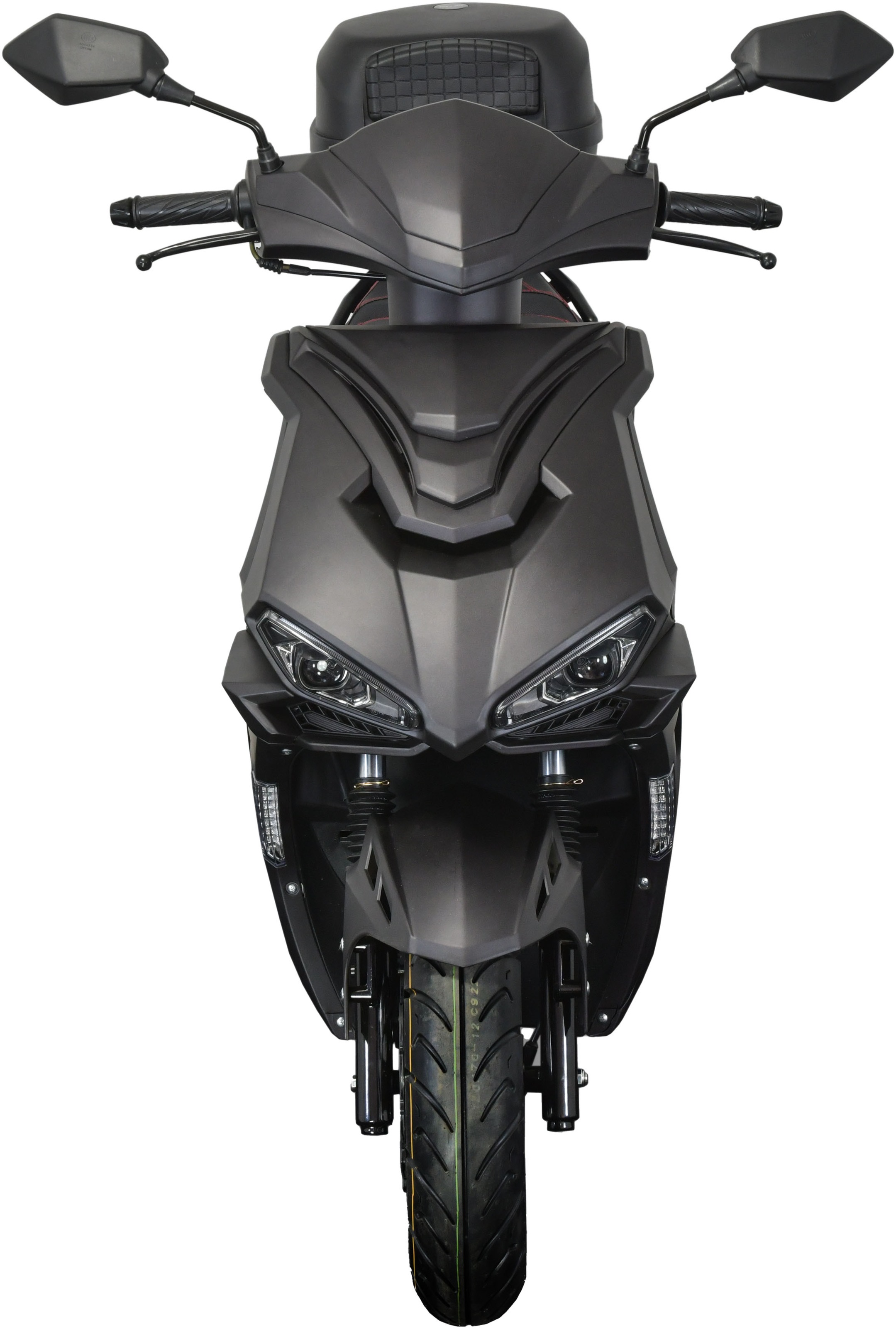 GT UNION Motorroller »Striker 45«, 49,5 cm³, 45 km/h, Euro 5, 3 PS, (Set, mit Topcase), Luftgekühlter Motor
