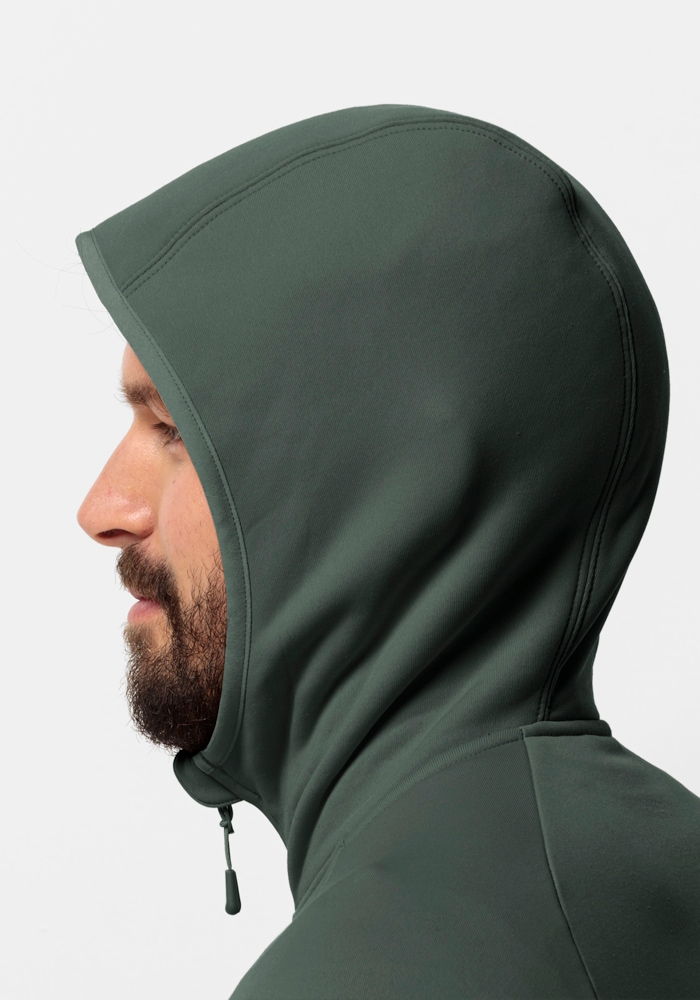 Jack Wolfskin Fleecejacke »BAISELBERG HOODED FZ M«, mit Kapuze