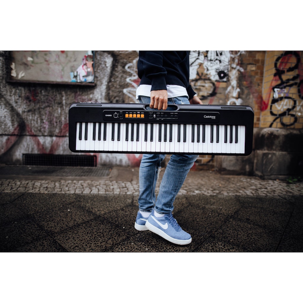 CASIO Home-Keyboard »CT-S100AD«, (Set, 3 St.), inkl. Netzadapter und Stativ