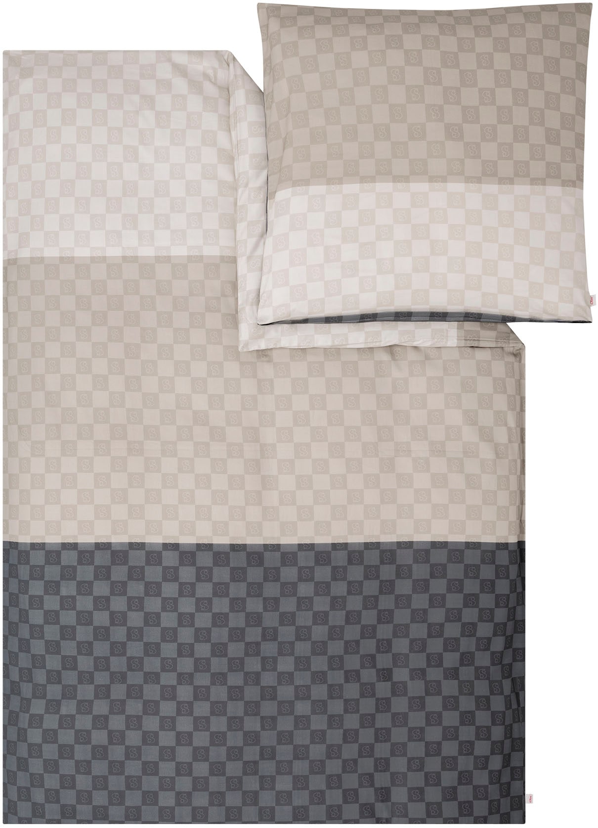 s.Oliver Bettwäsche "Satinbettwäsche s.Oliver" 2 Stk. mit Blockstreifen günstig online kaufen