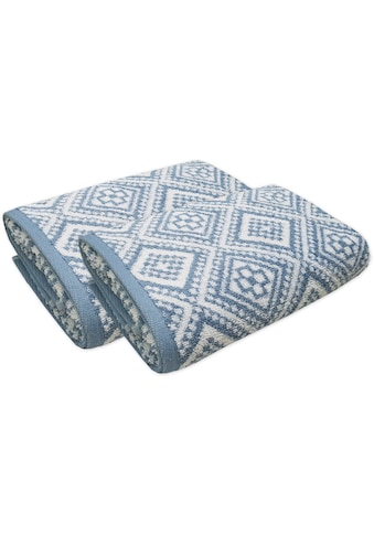 framsohn frottier Handtücher »Arabeske«, (2 St.), skandinavisch gemustert, hergestellt... kaufen