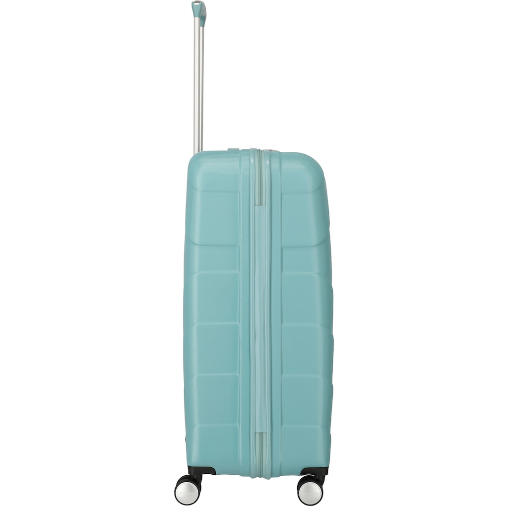 travelite Hartschalen-Trolley »Kalisto, 76 cm, aqua«, 4 Rollen