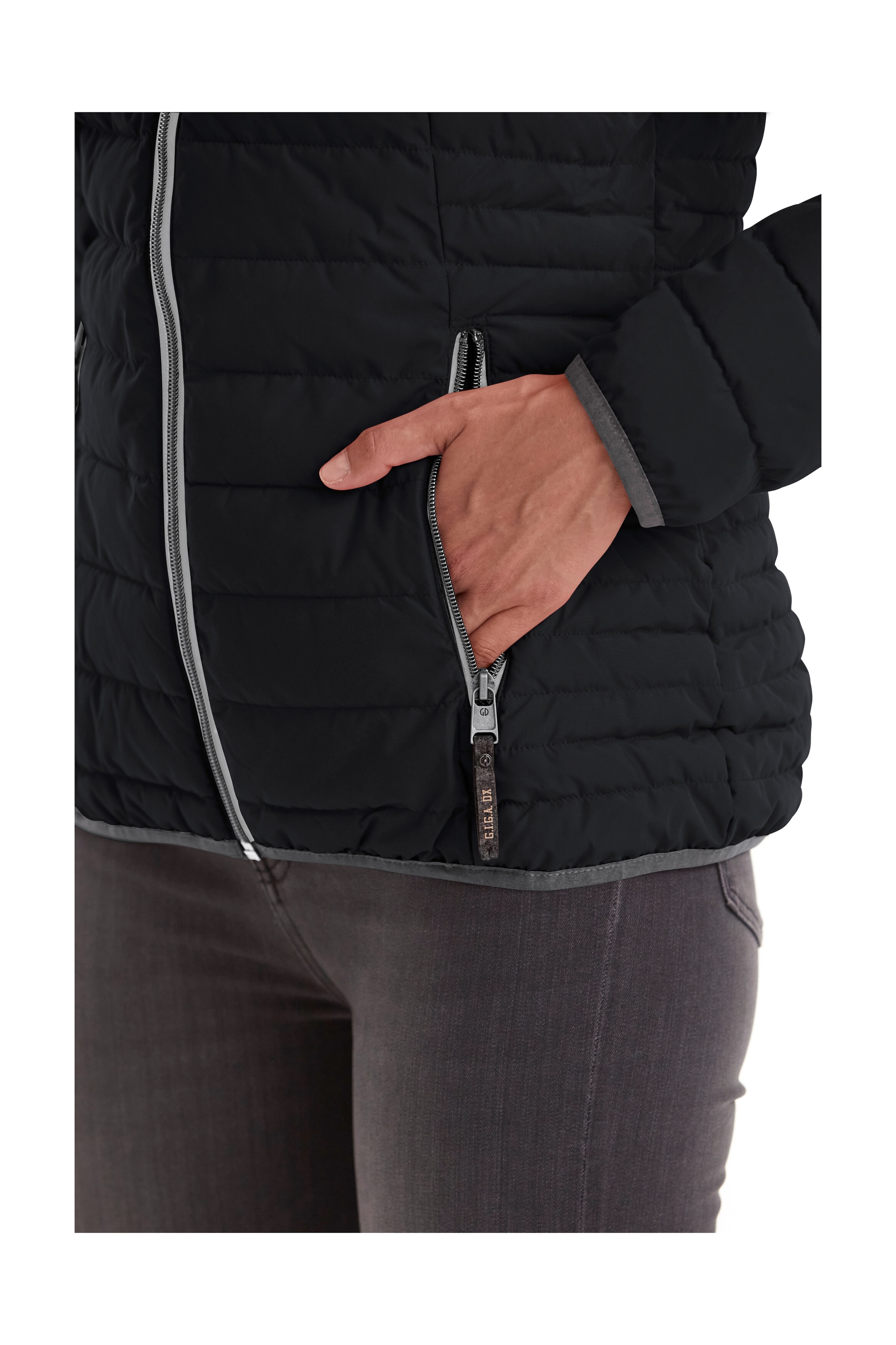 G.I.G.A. DX by killtec Steppjacke »Ventoso WMN Quilted JCKT D«, Leichte Jacke, wind- und wasserabweisend, mit abzippbarer Kapuze