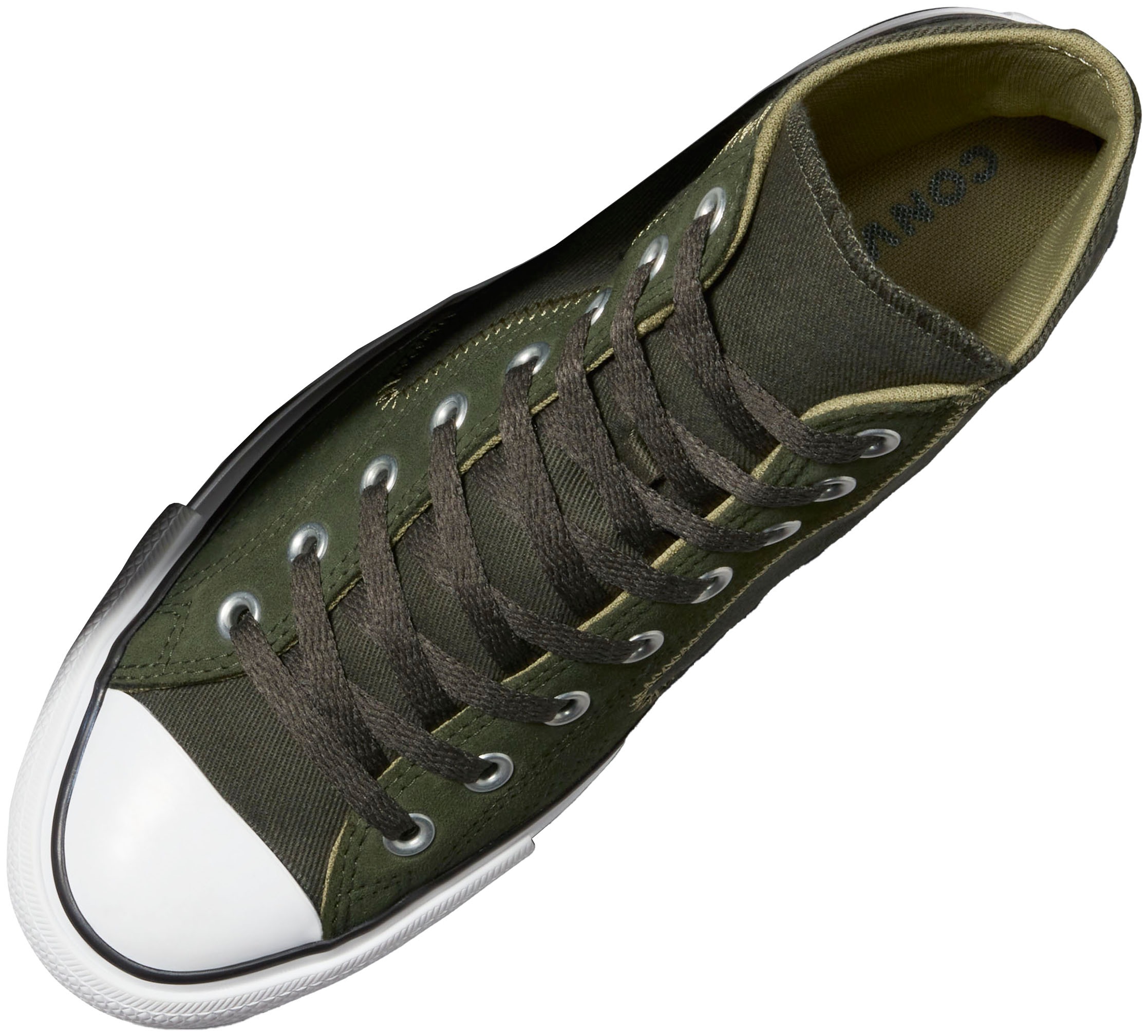 Army green converse shoes online