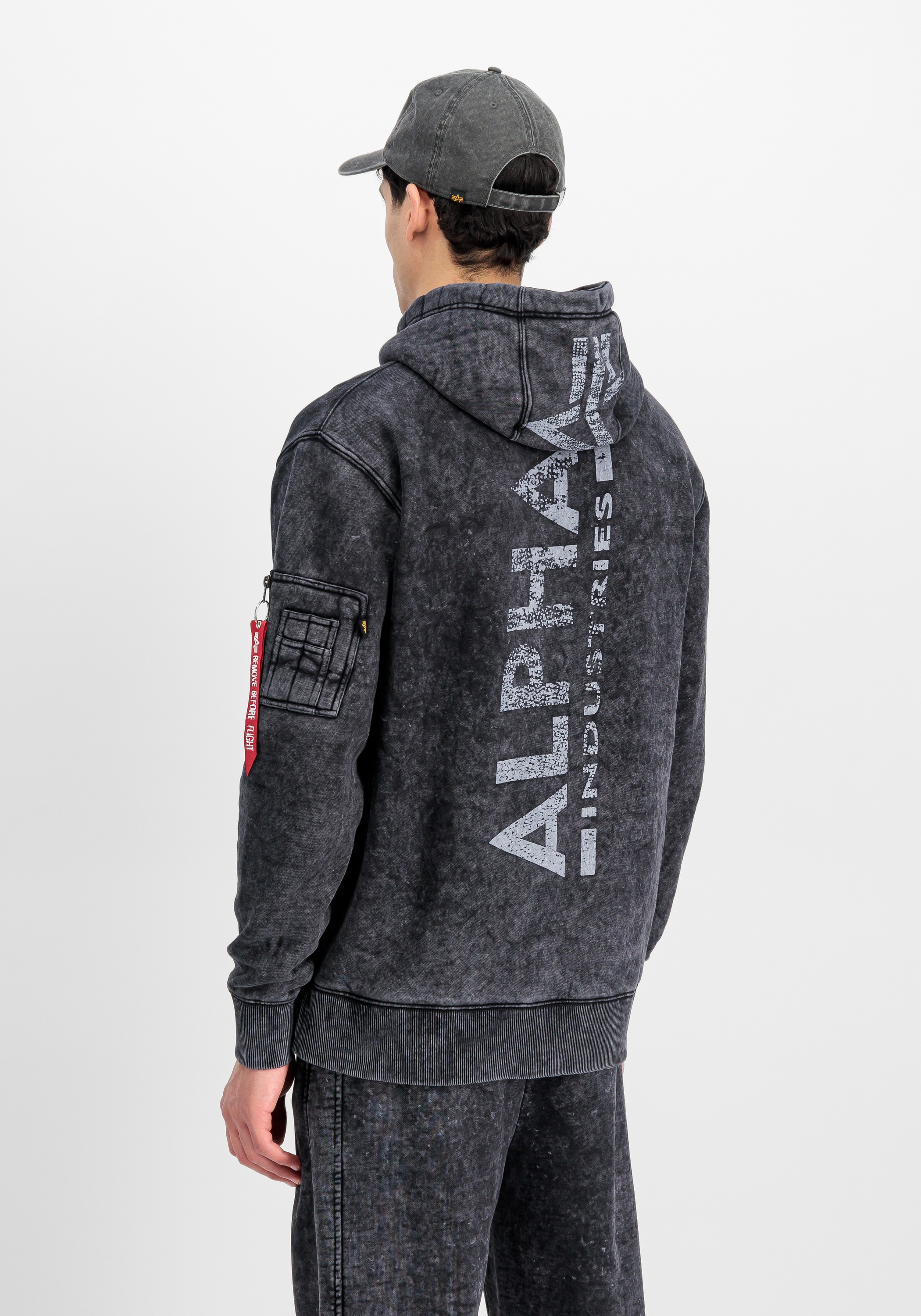 Alpha Industries Hoodie "Backprint Hoodie Vintage " günstig online kaufen