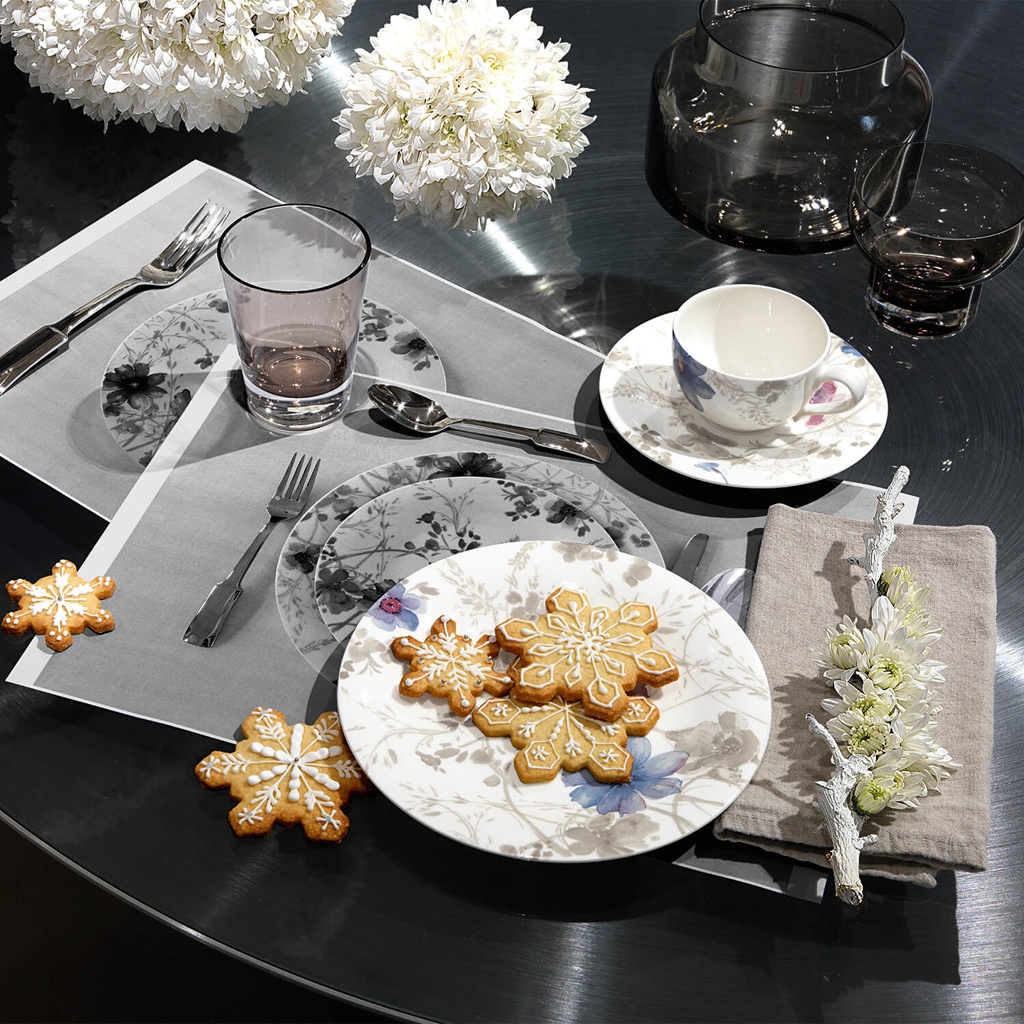 Villeroy & Boch Frühstücksteller »Frühstücksteller Mariefleur Gris Basic ø 21,5 cm bunt«