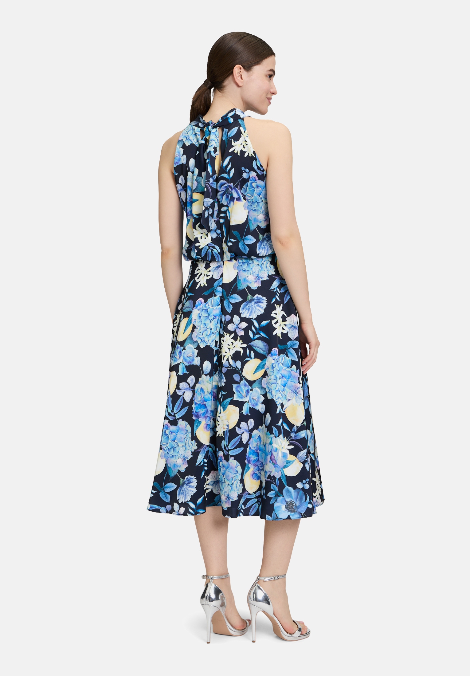 Vera Mont Cocktailkleid »Damen mit Stehkragen« Nahttasche Druck