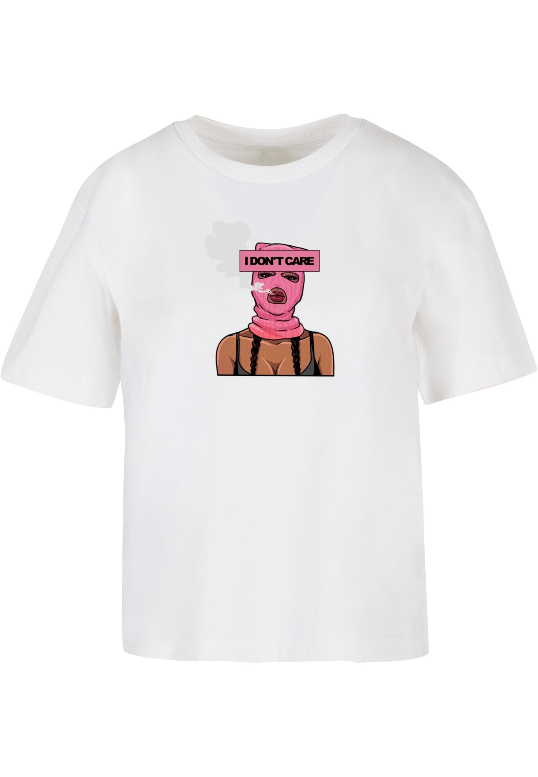 Miss Tee T-Shirt "Miss Tee Damen I Dont Care Tee", (1 tlg.) günstig online kaufen