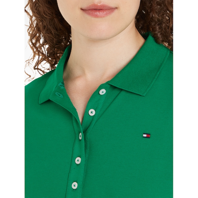 Tommy Hilfiger Poloshirt, mit auffälliger 5-Knopf-Leiste und Tommy Hilfiger  Logostickerei bestellen | BAUR