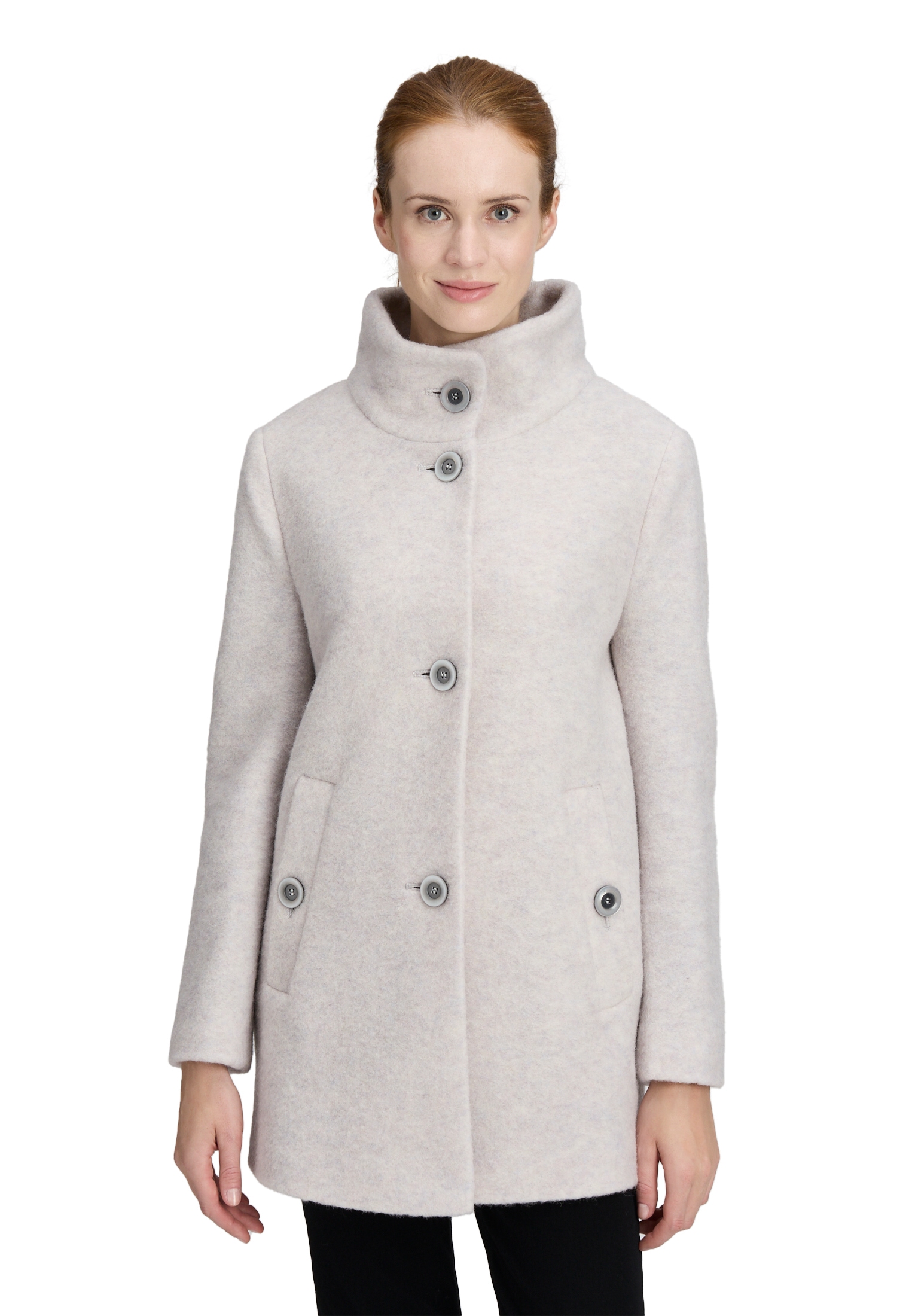 Betty Barclay Wolljacke "Betty Barclay Damen Wollmantel mit hohem Kragen" günstig online kaufen