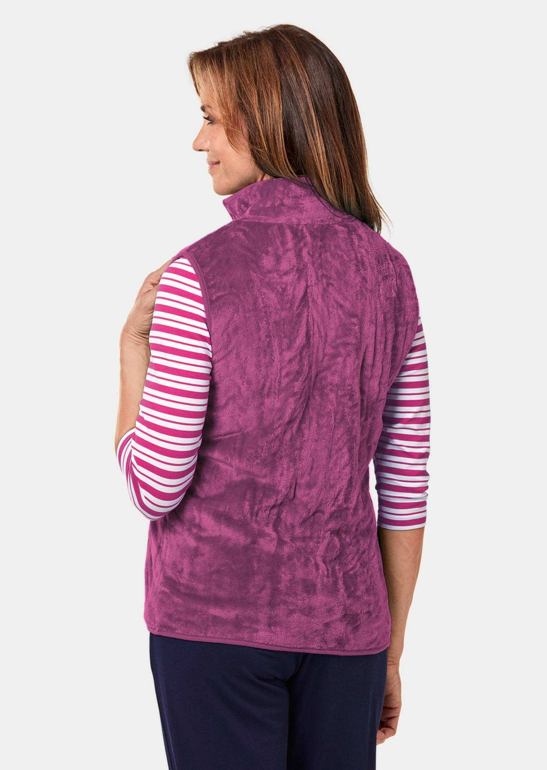 GOLDNER Kurzweste »Teddy-Weste Teddy-Weste aus flauschigen Fleece«