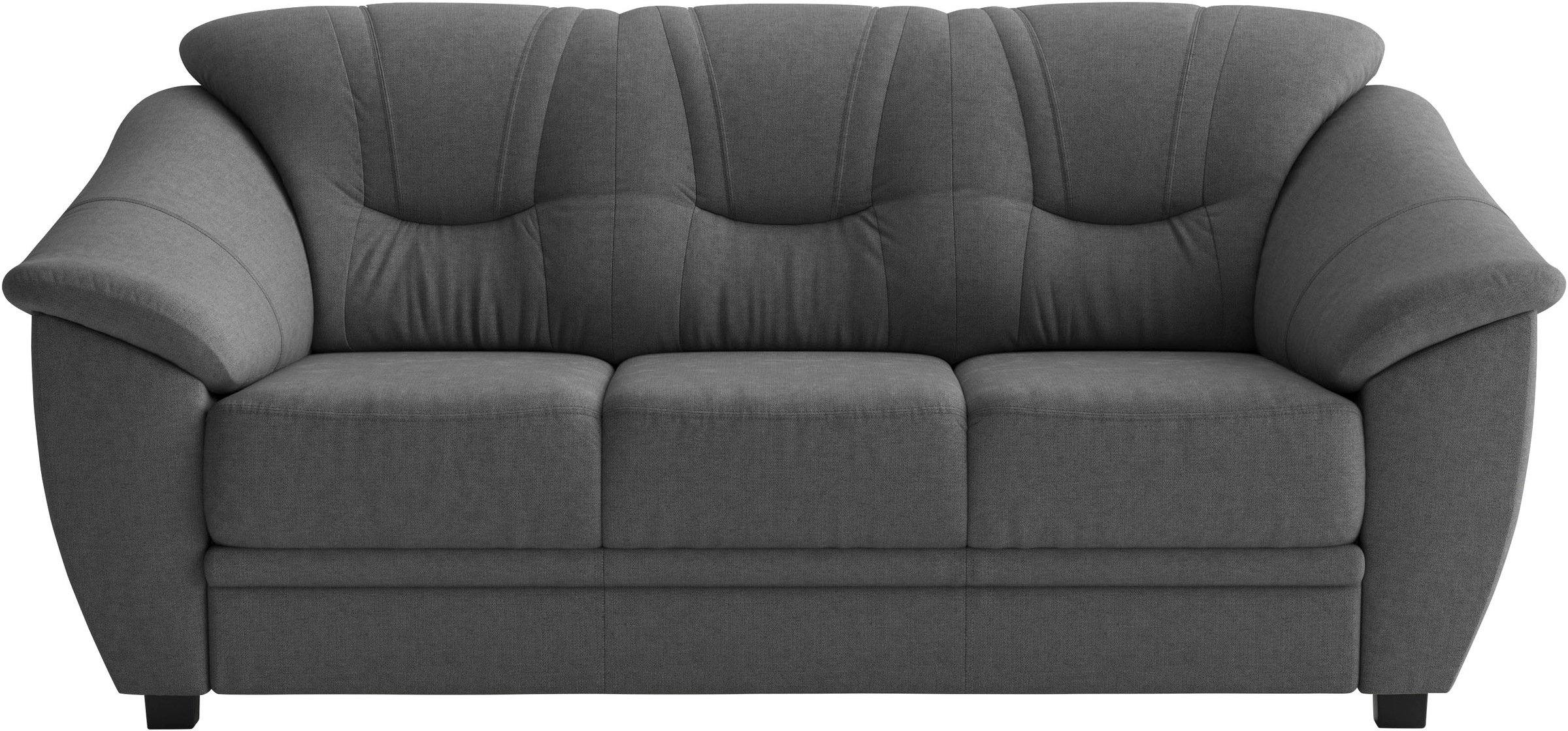 sit&more 3-Sitzer "Savona, B: 198 cm, Federkern, Komfortsitzhöhe 46 cm" optional Schlaffunktion, Liegefläche 190x137cm, Stoff- & Lederauswahl