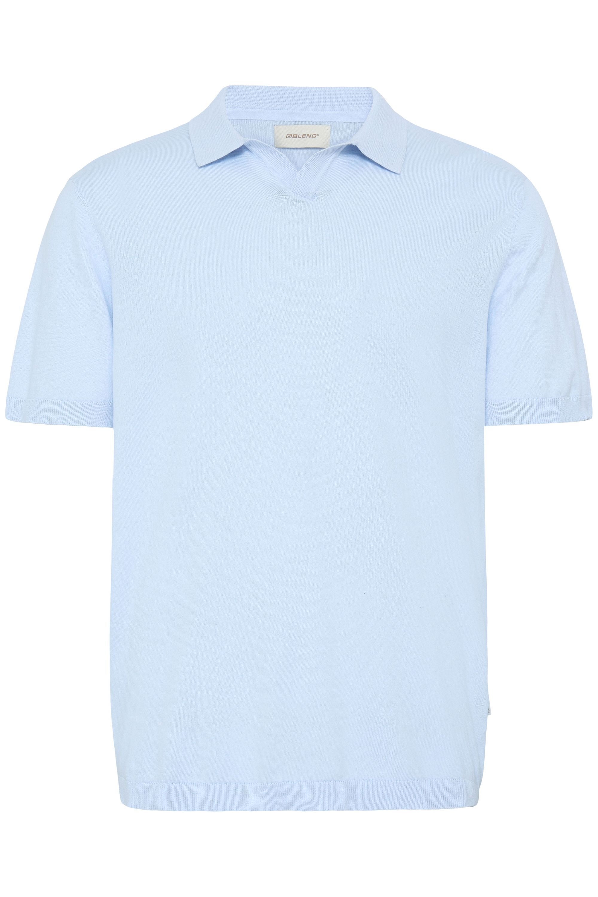 Blend Poloshirt "BHDao Polo" Modernes Feinstrick-Shirt mit V-Ausschnitt und günstig online kaufen