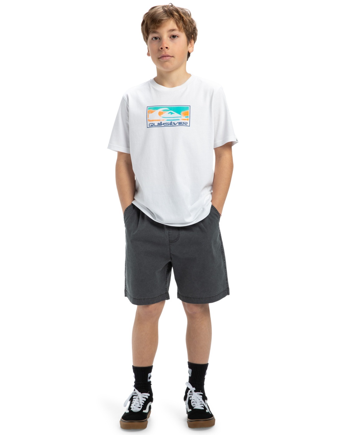 Quiksilver Short Taxer Black 8 Années Garçons 3