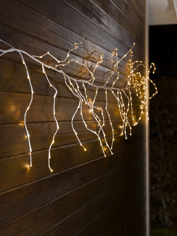 KONSTSMIDE LED-Lichterkette »Weihnachtsdeko aussen«, 240 warm weiß, als weiße BAUR Lichterkranz/Lichtergirlande, variabel bestellen Dioden 
