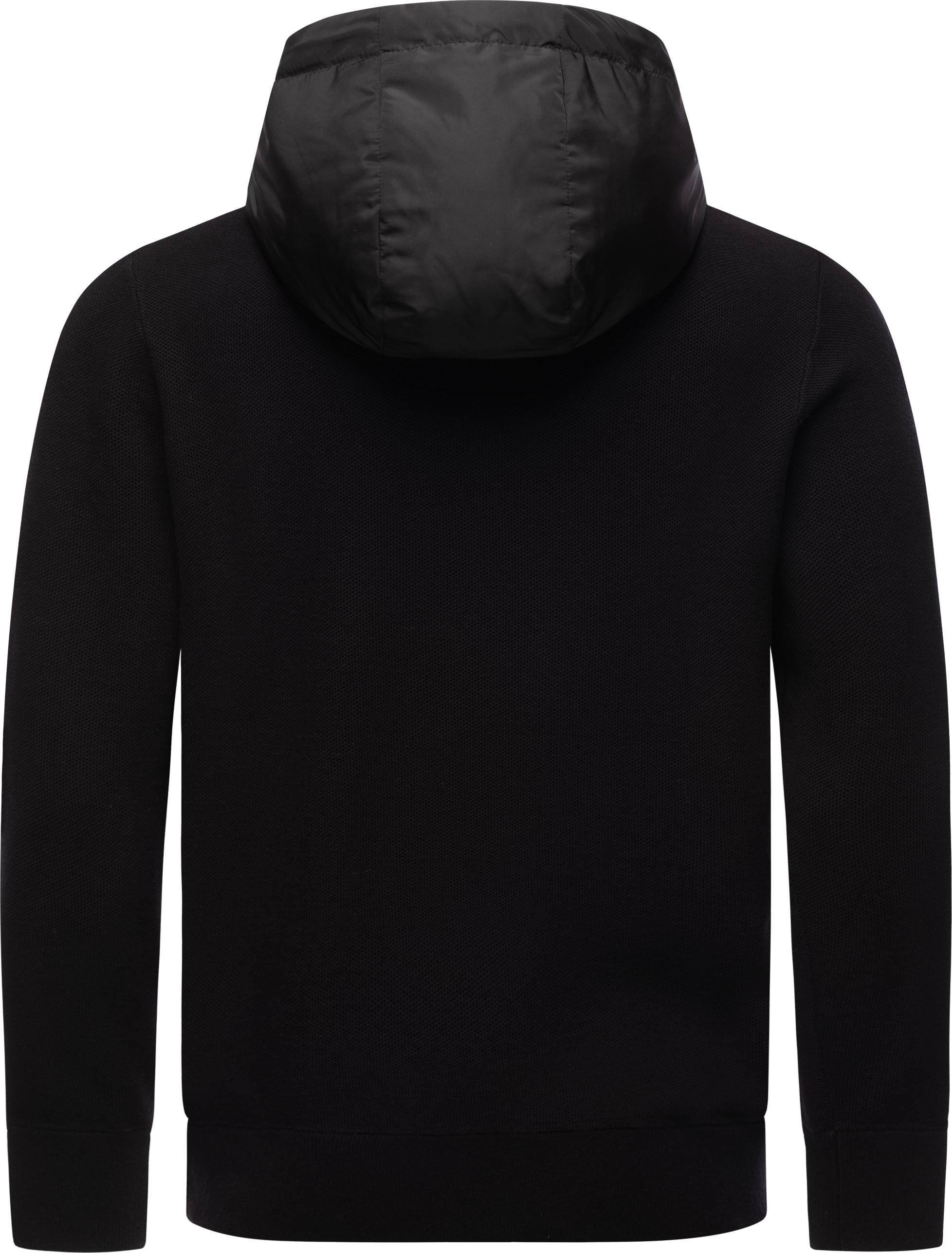 Ragwear Outdoorjacke »Ronel«, mit Kapuze, Leichte Herren Jacke mit weichen Strickärmeln