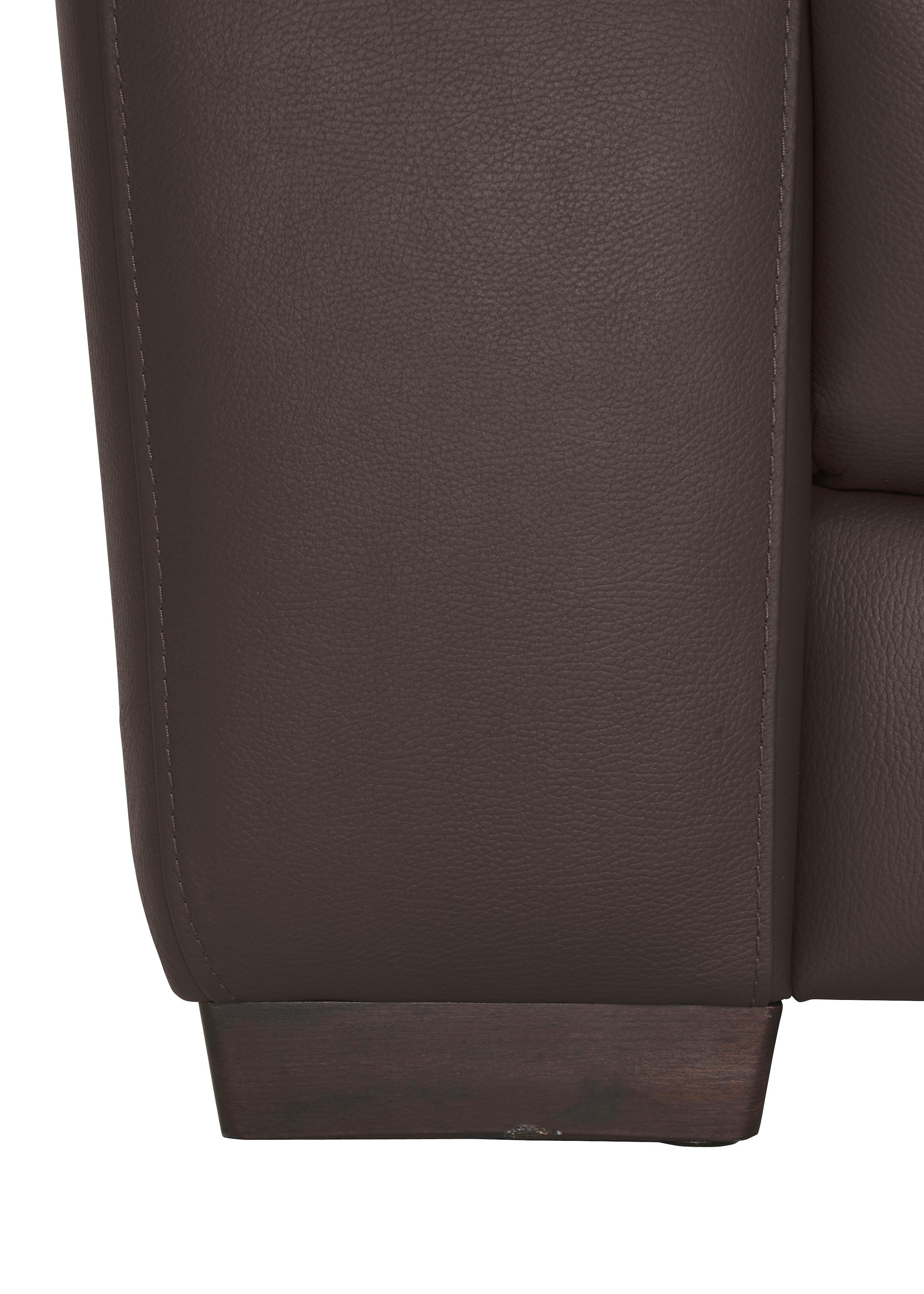 CALIA ITALIA 3-Sitzer »Gaia, hochwertiges Ledersofa mit erstklassigem Sitzkomfort«, edles Design, in zwei hochwertigen Lederqualitäten