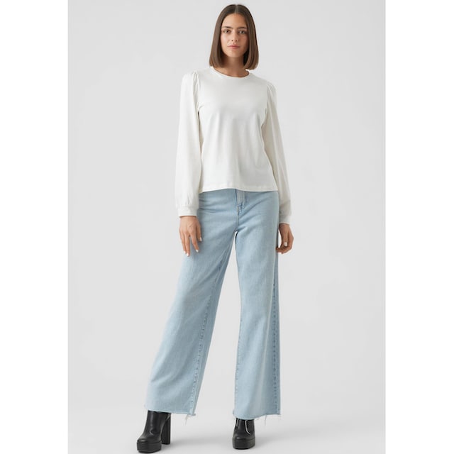 Vero Moda Langarmshirt »VMKERRY LS O-NECK TOP VMA NOOS« für bestellen | BAUR