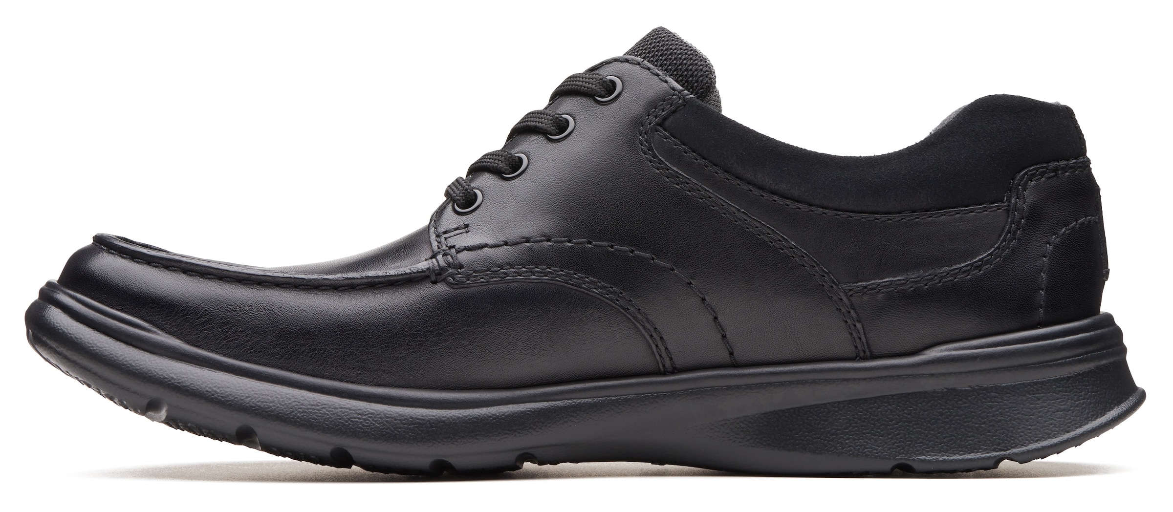 Clarks Schnürschuh »Cotrell Edge«, Komfortschuh, Halbschuh mit gepolstertem Schaftrand