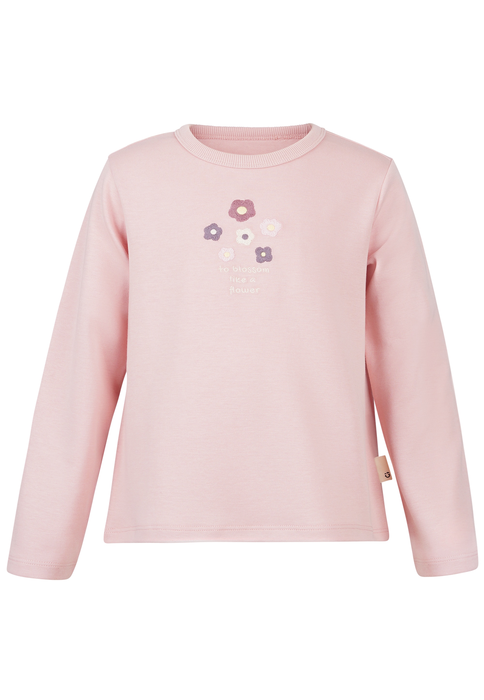 GIORDANO junior Langarmshirt, mit verspielter Blumen-Stickerei online  bestellen | BAUR