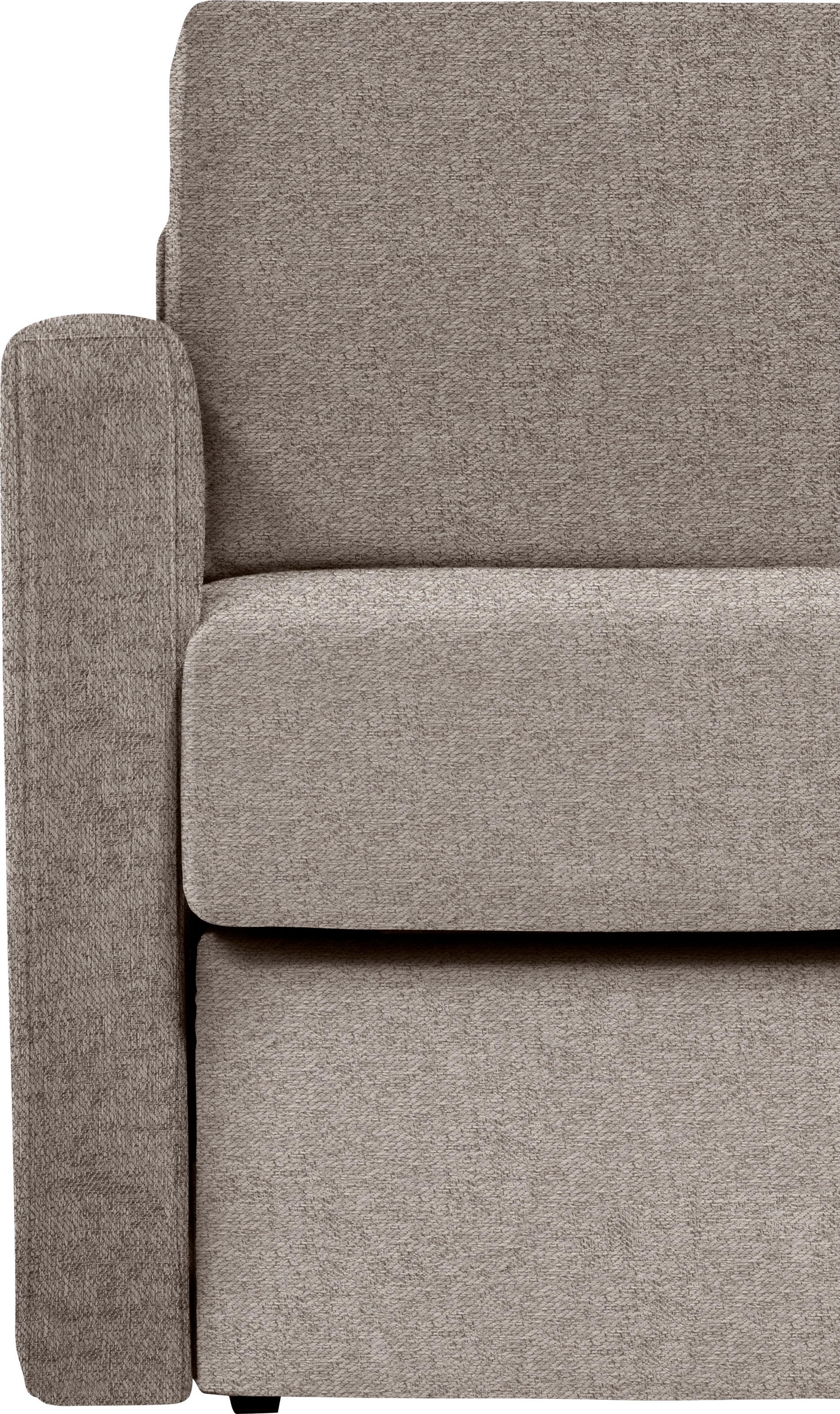 Places of Style Schlafsofa »GOLDPOINT Ecksofa 264 cm, Liegefläche (140/200cm), L-Form,«, Bettfunktion, Bonell-Federkernmatratze und Dauerschläfer-Funktion