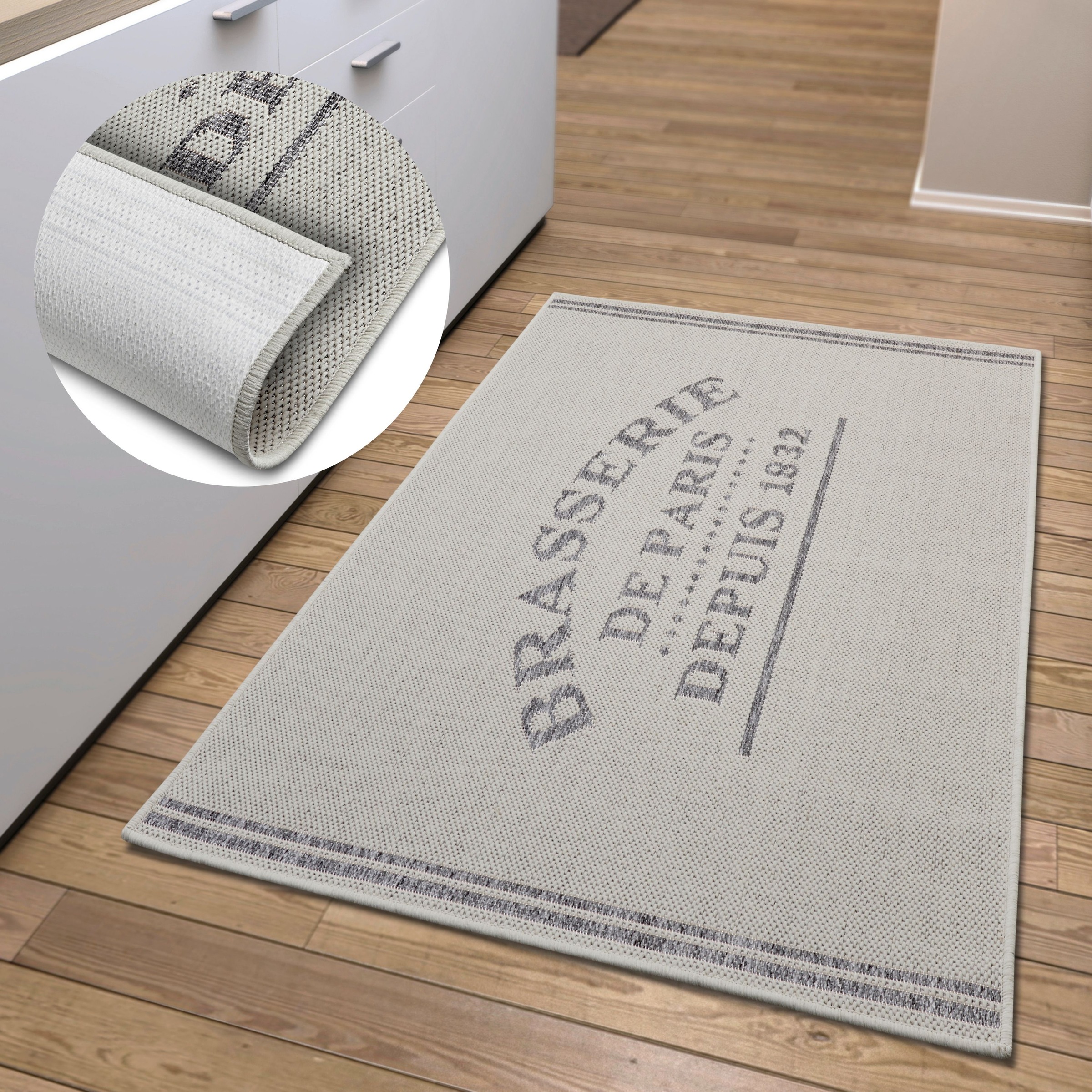 HANSE Home Küchenläufer "Brasserie de Paris" rechteckig 5 mm Höhe Läufer, R günstig online kaufen