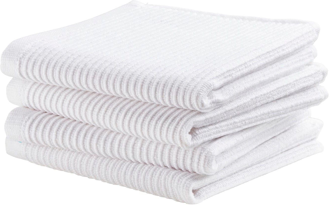 DDDDD Spültuch »Basic«, (Set, 4 tlg.), mit luxuriöser Rippenstruktur und optimale...