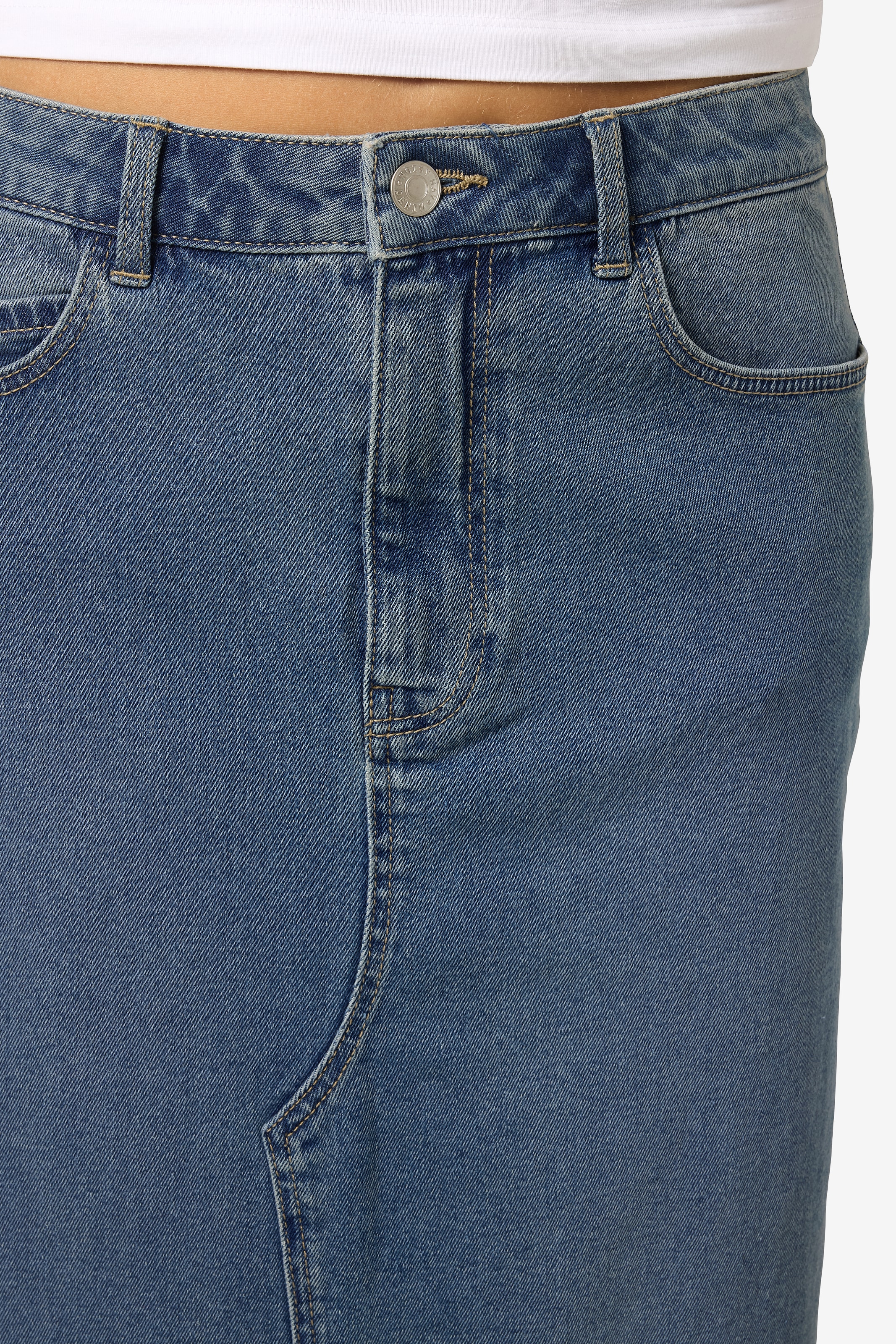 Noisy may Jeansrock »NMKATH NW SLIT MIDI SKIRT VI477MB NOOS«