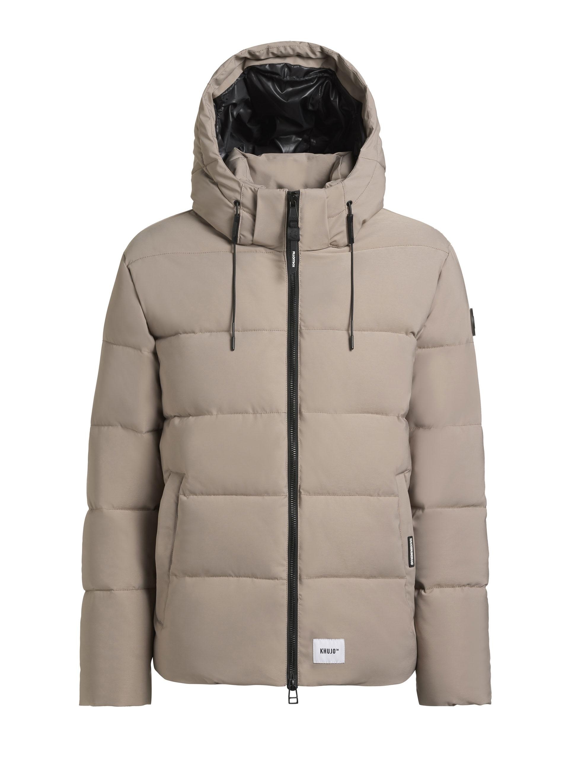 khujo Winterjacke »Loga2-YM«, mit Kapuze, Steppjacke mit abnehmbarer Kapuze und Rucksackträgern