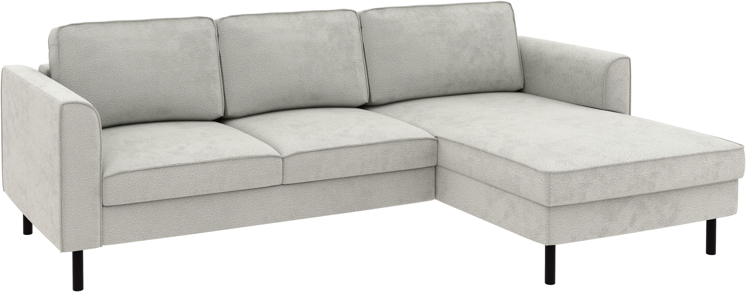 Home affaire Ecksofa »Booster Couch wahlweise mit Schlaffunktion und Bettkasten-auch in Cord«, Recamiere beidseitig montierbar, Sofa in L-Form, 232 cm