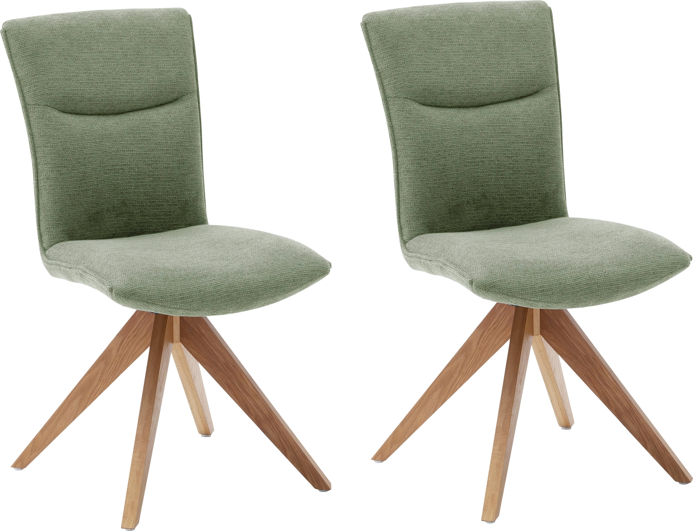 MCA furniture Esszimmerstuhl BAUR | 2 kaufen St., kg drehbar, bis 120 in Optik, Stoffbezug 2er Set, »Odense«, 180° (Set), Chenille