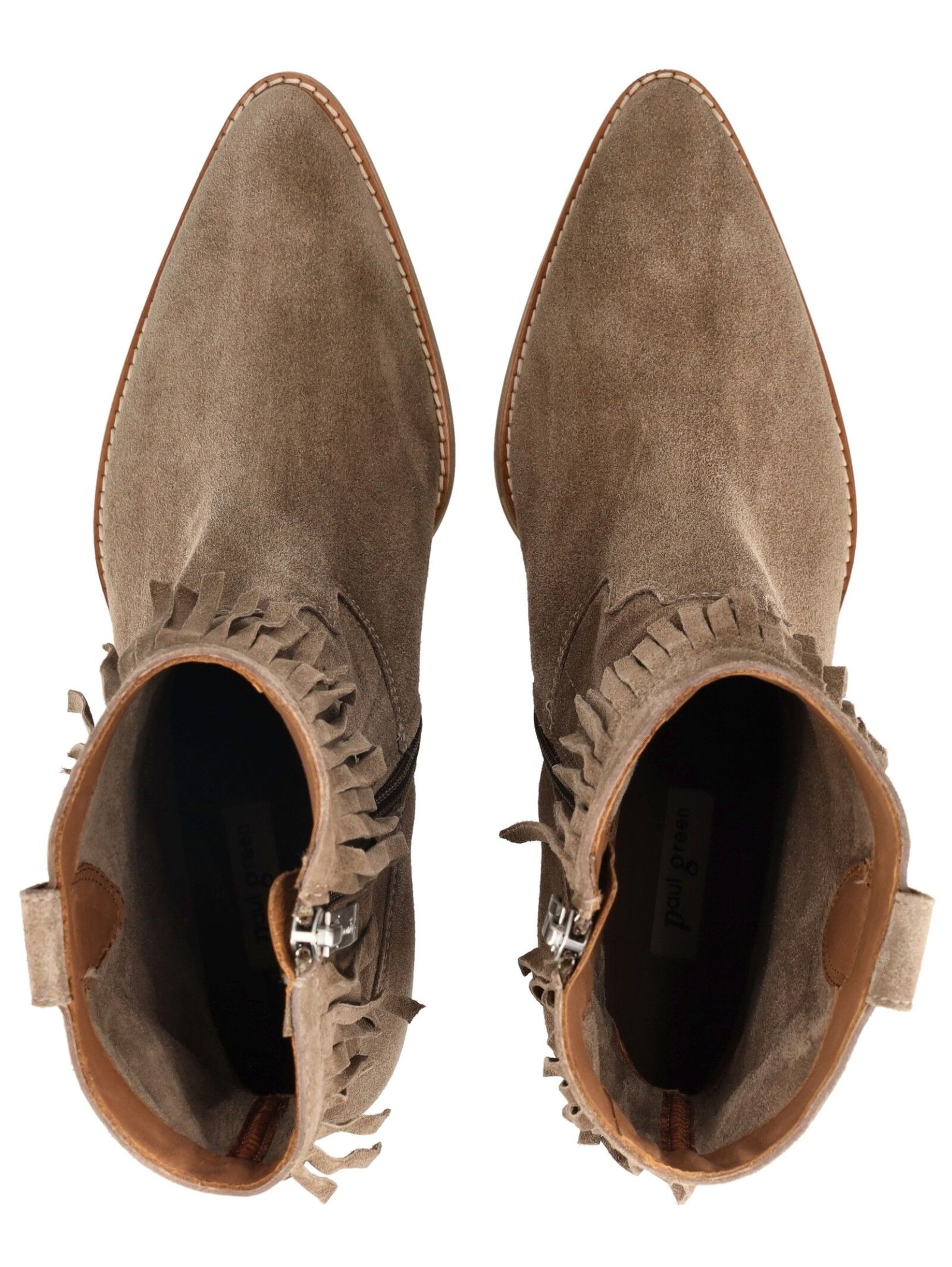 Paul Green Bikerboots »Paul Green Stiefelette Veloursleder«