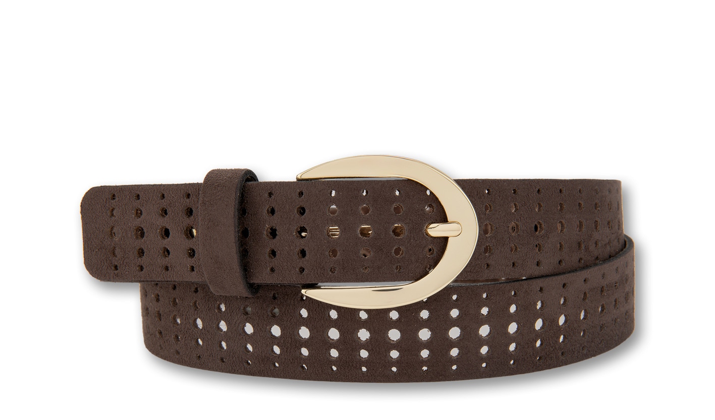 BERND GÖTZ Ledergürtel "Ledergürtel mit raffinierter Lochung für topmodisch günstig online kaufen