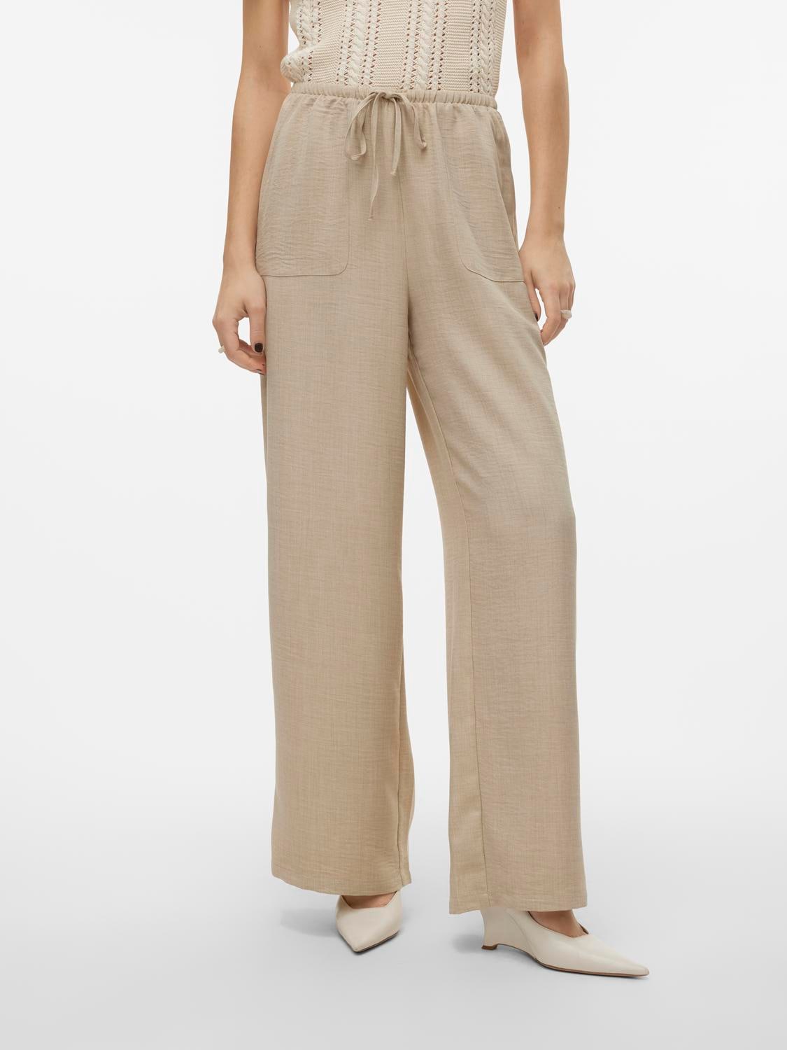 Schlupfhose »VMMELANEY HW LOOSE PANT WVN GA NOOS«