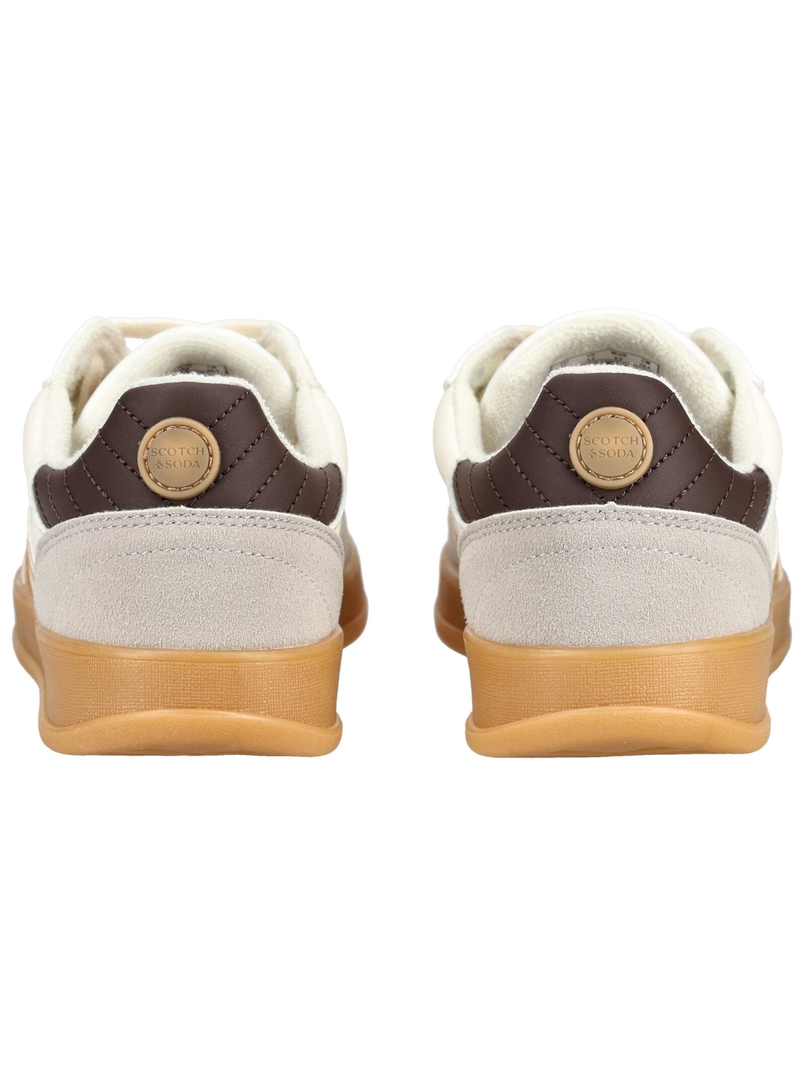Scotch & Soda Sneaker Faux Leather Taupe 38 5