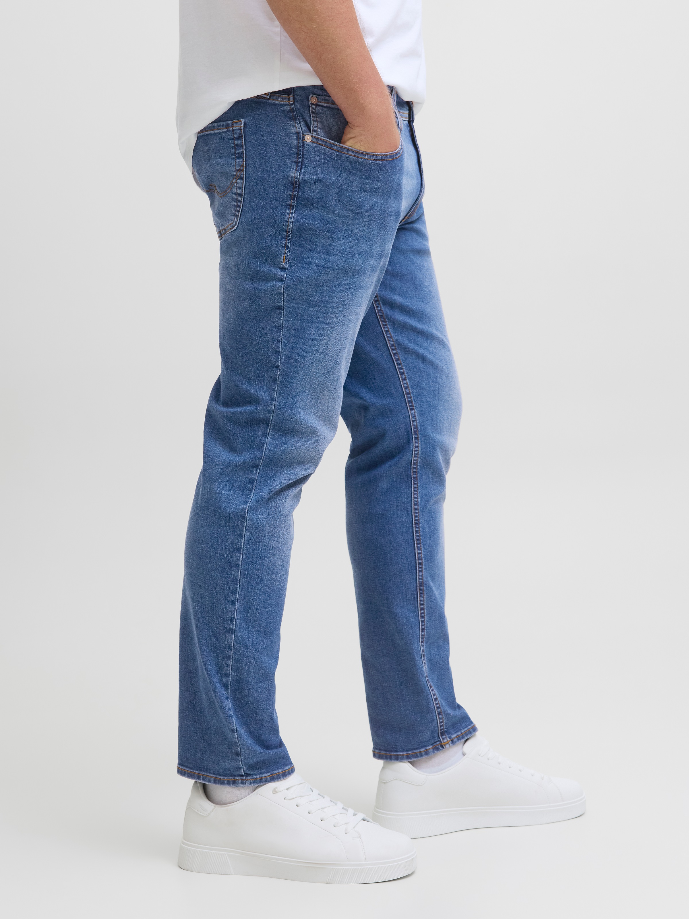 Jack & Jones PlusSize Slim-fit-Jeans "JJIGLENN JJORIGINAL MF 071 NOOS PLS" günstig online kaufen