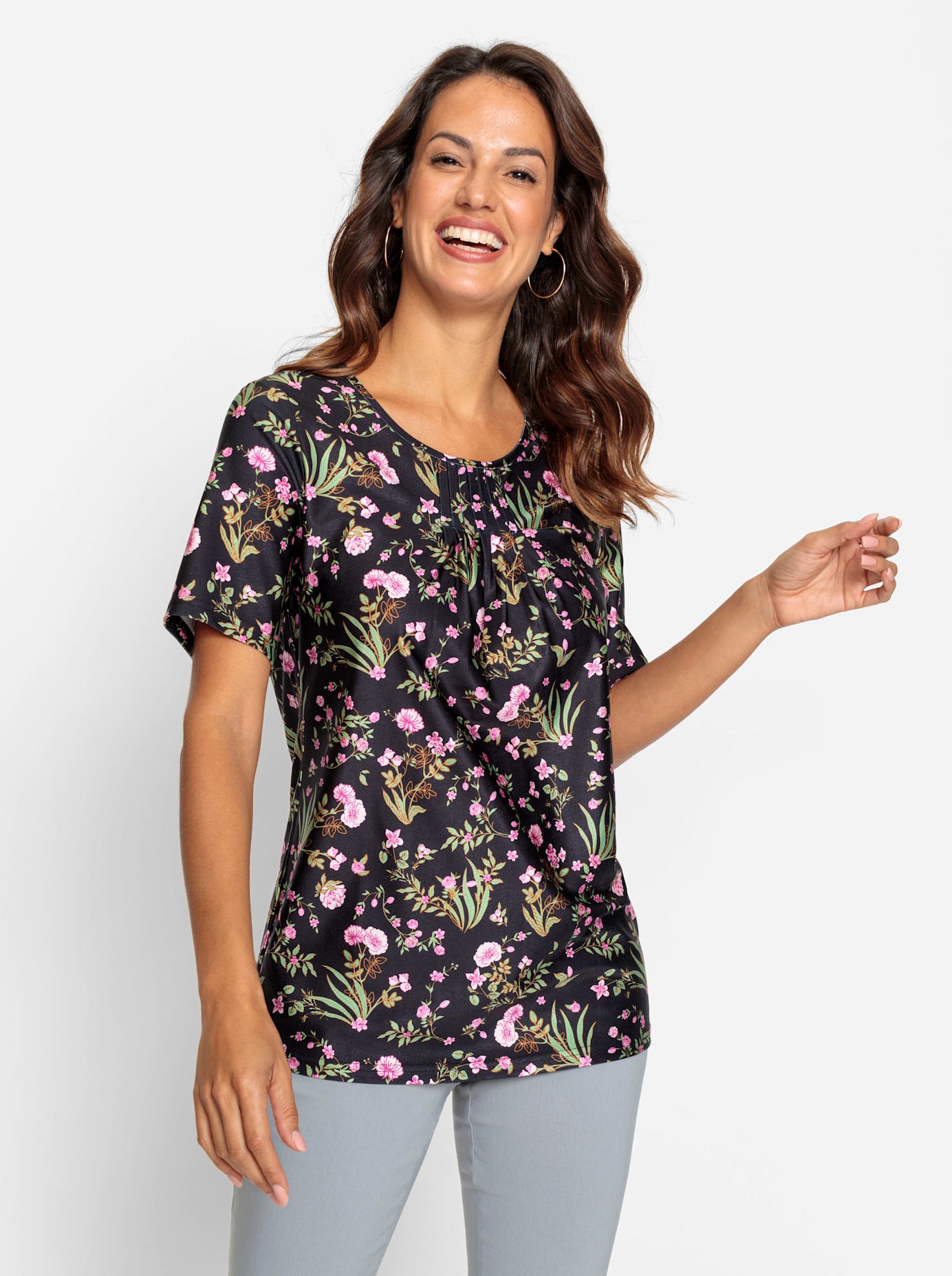 Inspirationen Print-Shirt "Tunikashirt" 1 Stk. tlg. günstig online kaufen