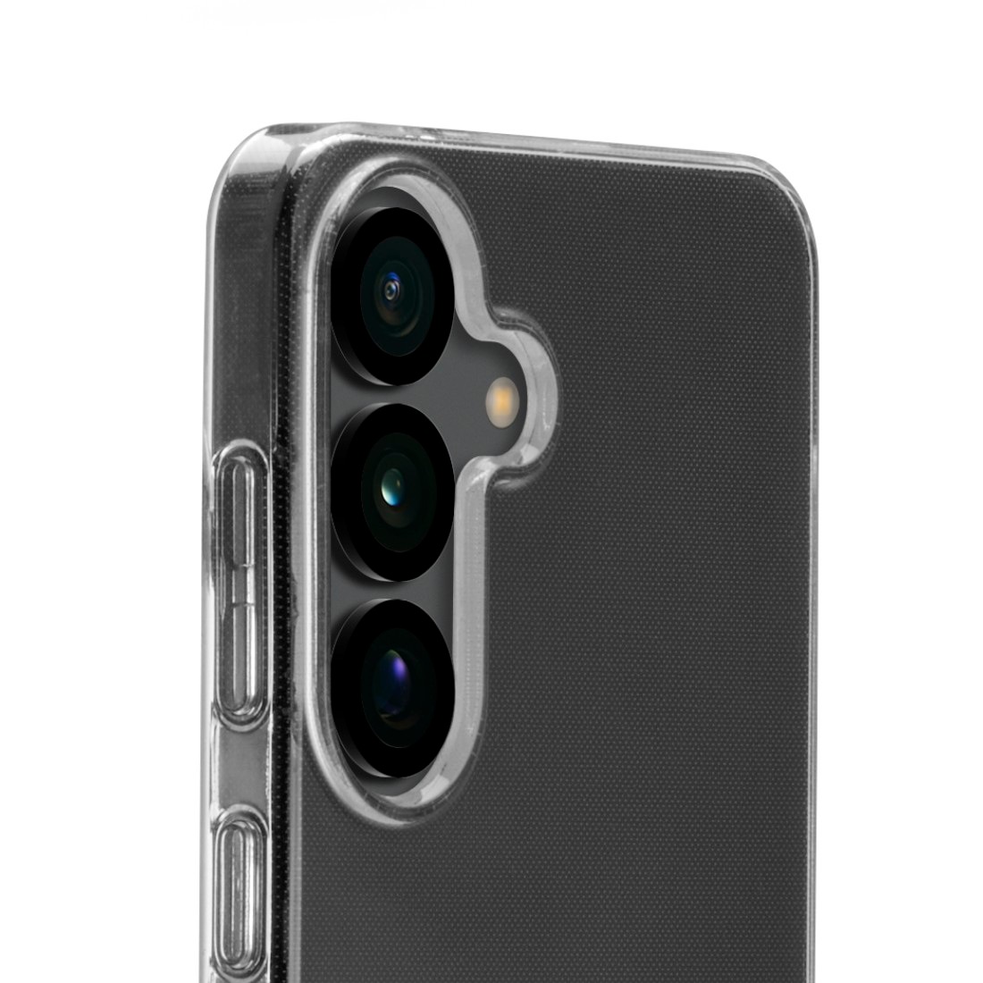Hama Smartphone-Hülle »Handyhülle „Always Clear“ für Galaxy S25+ (kratzfest, ohne Vergilben)«, ohne schnelles Vergilben