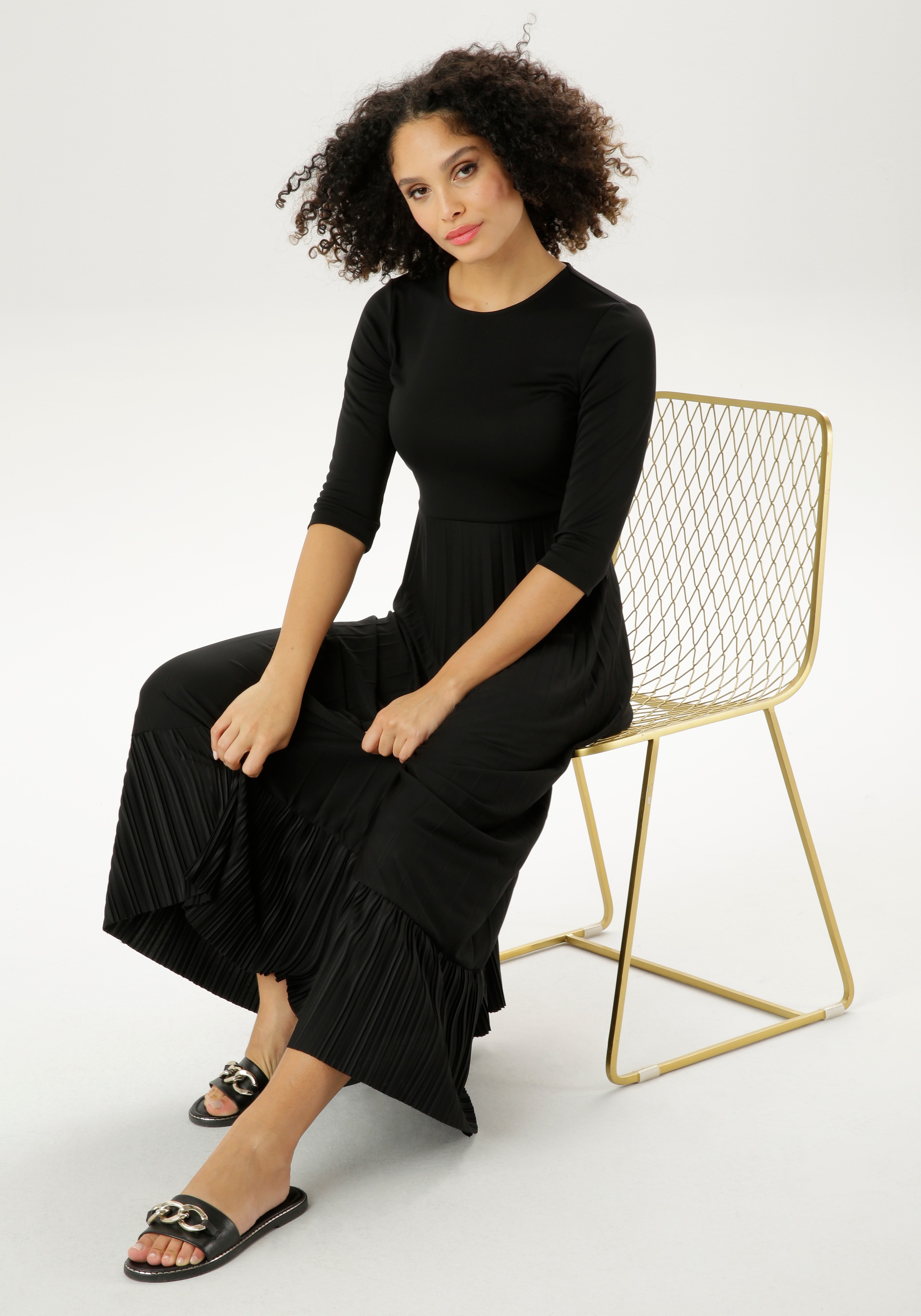 Robe Longue Aniston Casual Femme Noir Taille 38 3