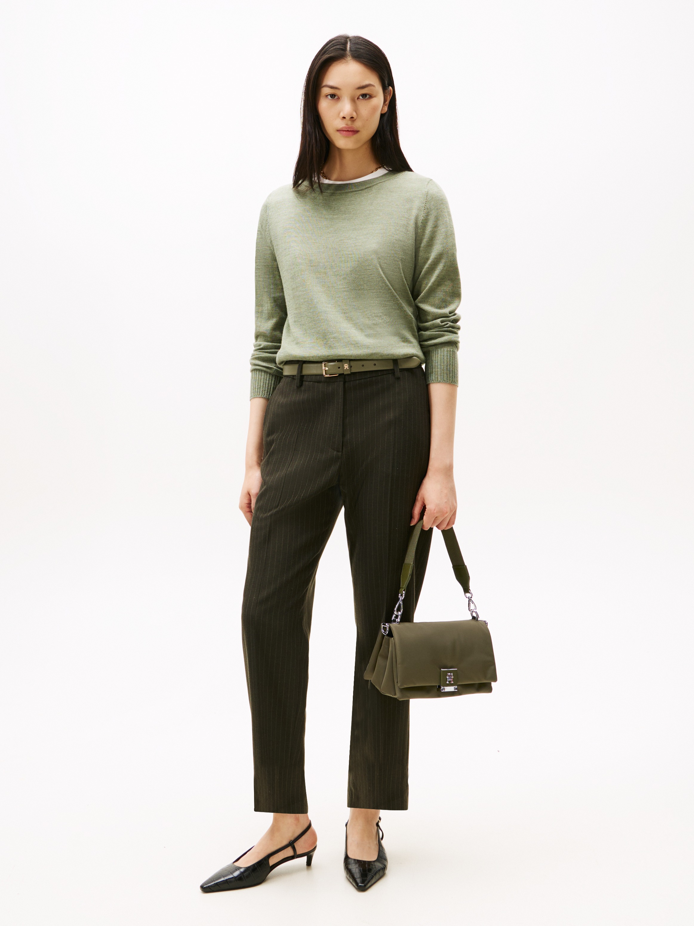 Tommy Hilfiger Umhängetasche "TH HER MED CROSSOVER NYLON SV", Damen Trageta günstig online kaufen