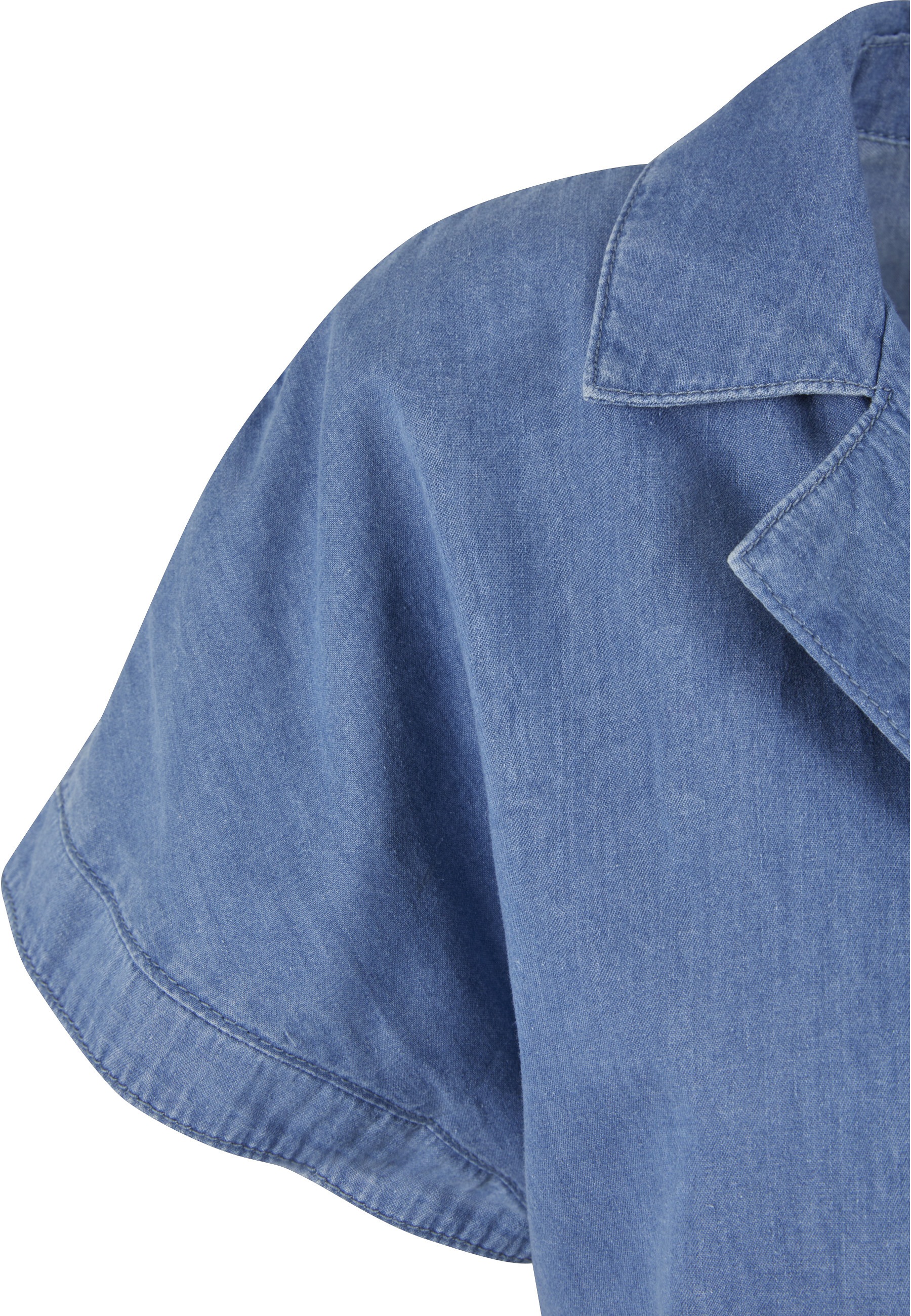 URBAN CLASSICS Latzjeans »Urban Classics Damen Ladies Light Denim Resort Jumpsuit«