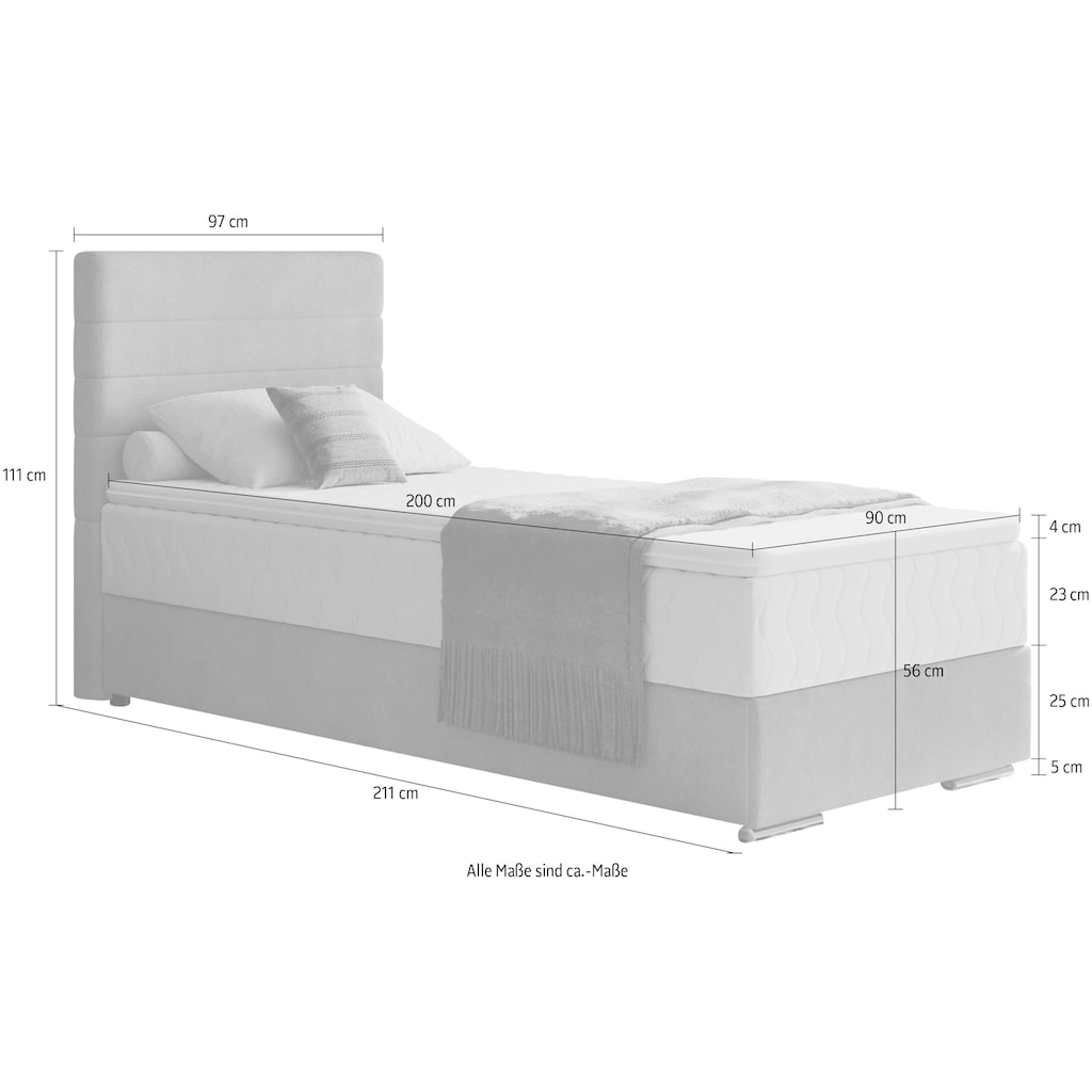 INOSIGN Boxbett »Stratus 2«, inkl. Bettkasten und Matratze