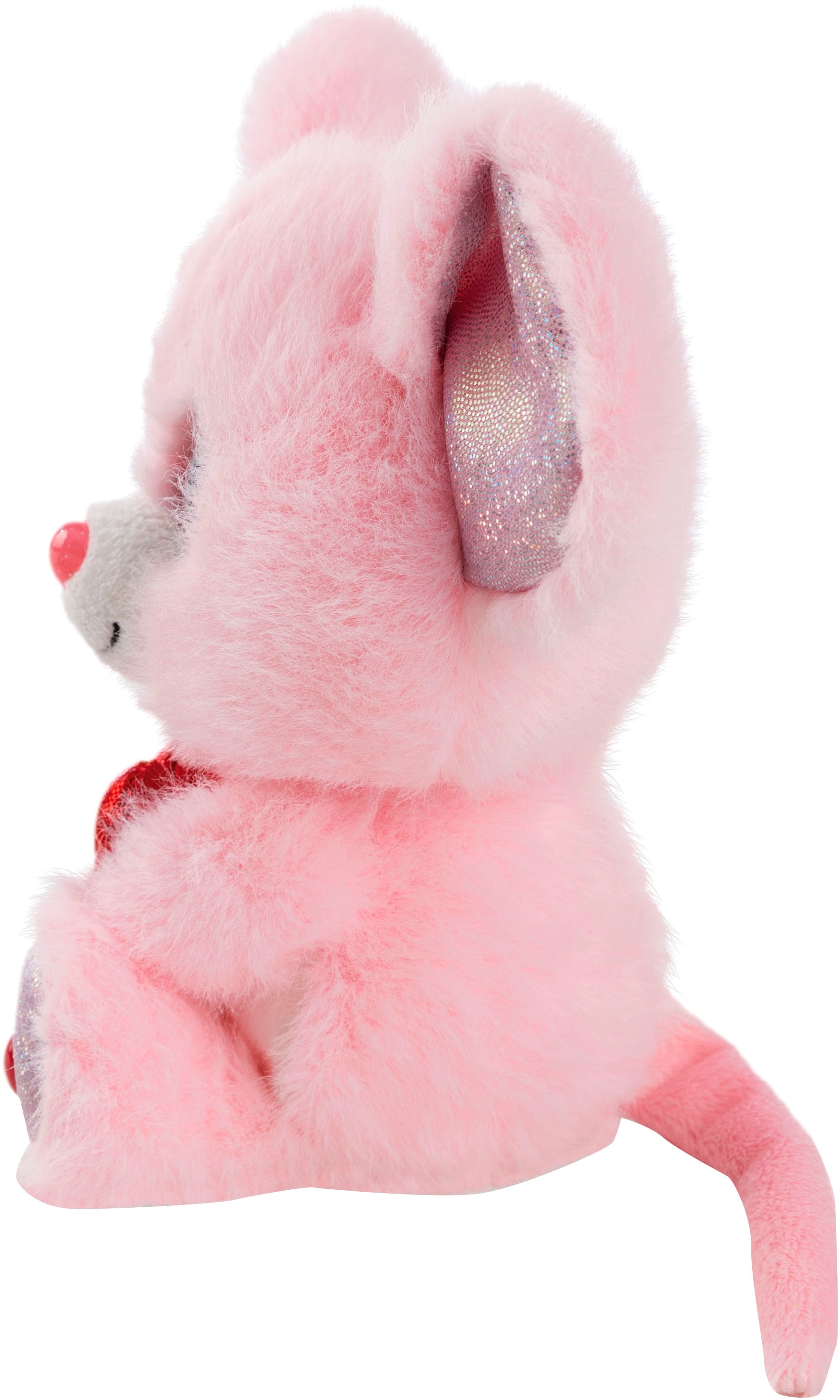 Nici Kuscheltier »Glubschis, Maus Pinky Luv, 15 cm schlenkernd«, schlenkernd; enthält recyceltes Material (Global Recycled Standard)