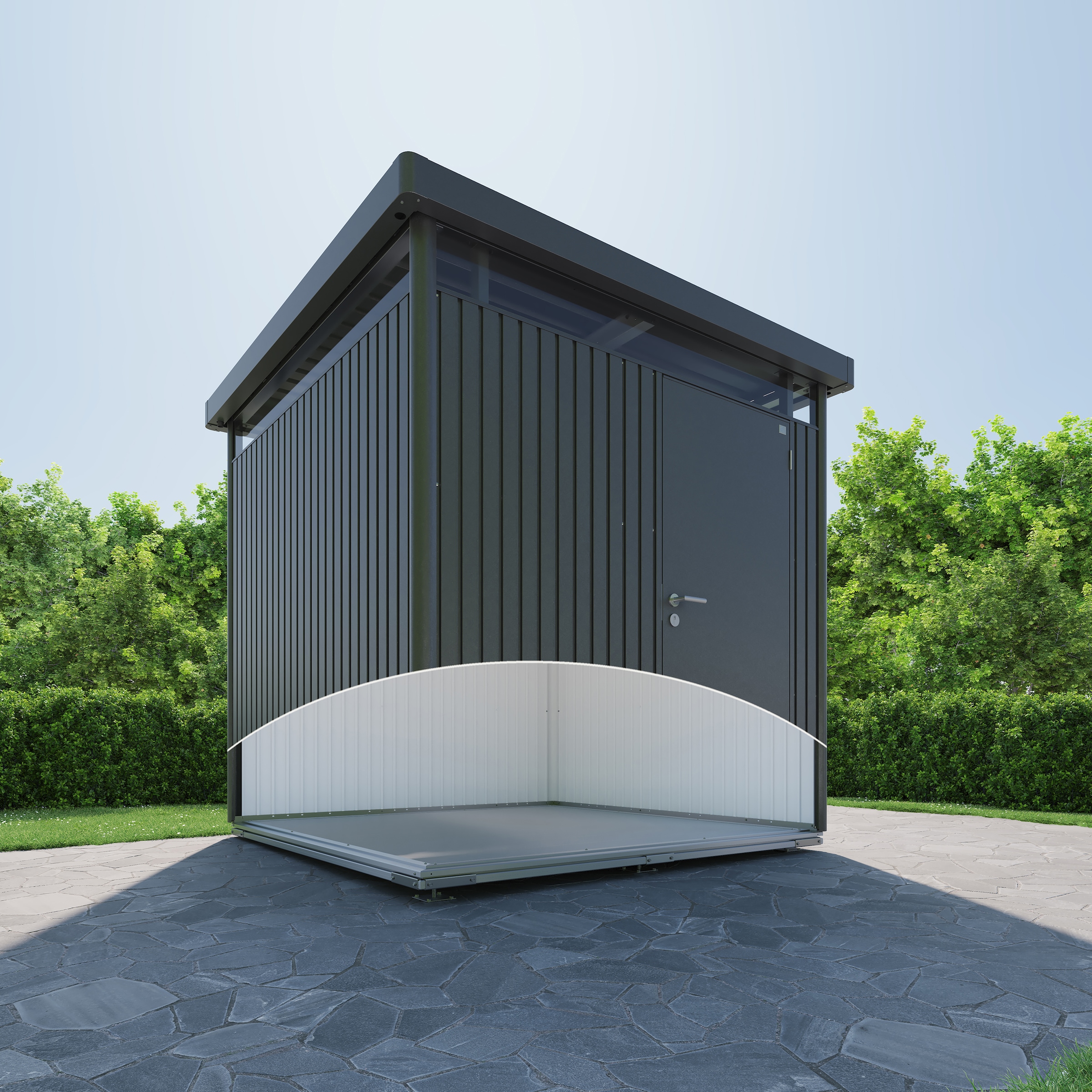 Biohort Gerätehaus-Fundamentrahmen »SMARTBASE für Gerätehaus Europa 1/Geräteschrank Gr. 150« 150x 78x 10 cm