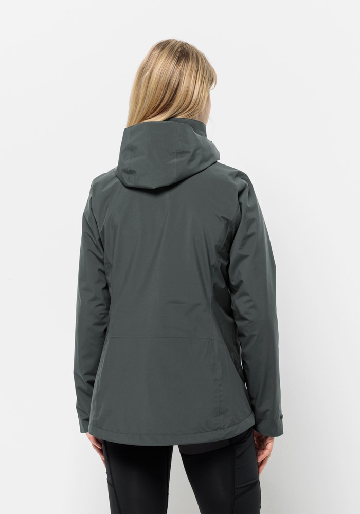 Jack Wolfskin 3-in-1-Funktionsjacke »LUNTAL 3IN1 JKT W«, mit Kapuze