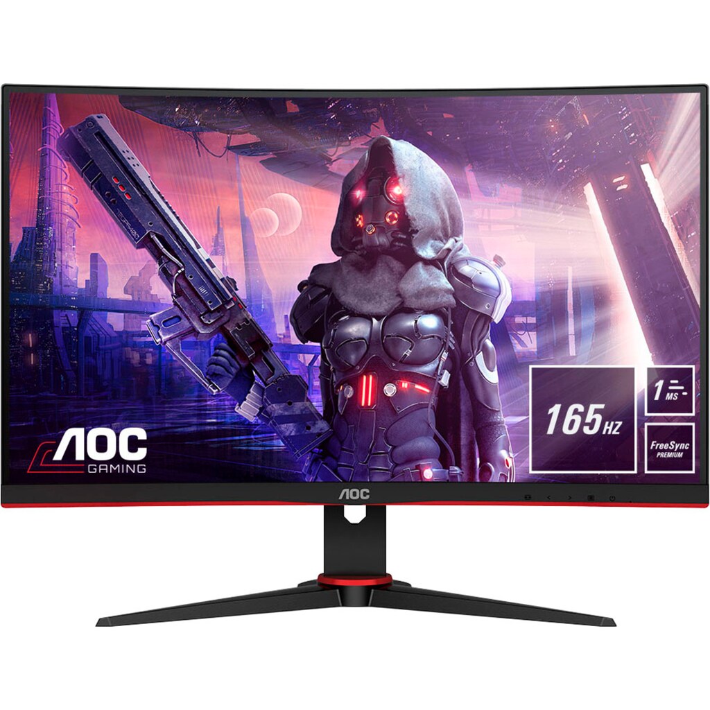 Hyrican Gaming-PC-Komplettsystem »Military SET02096«, inklusive 27" Monitor AOC C27G2AE/BK