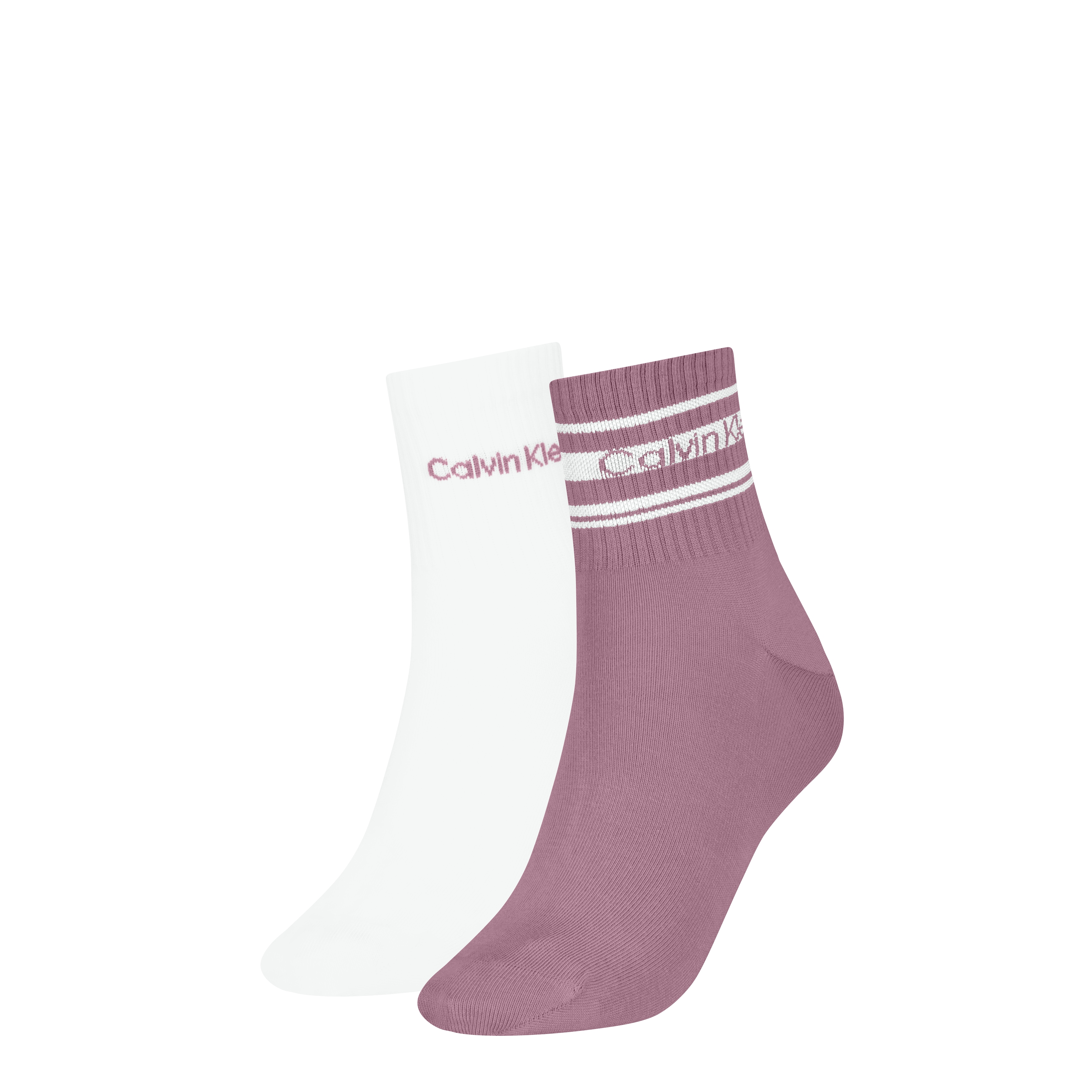 Calvin Klein Kurzsocken "CK WOMEN SHORT SOCK 2P SPORT STRIPE" 2 Paar
