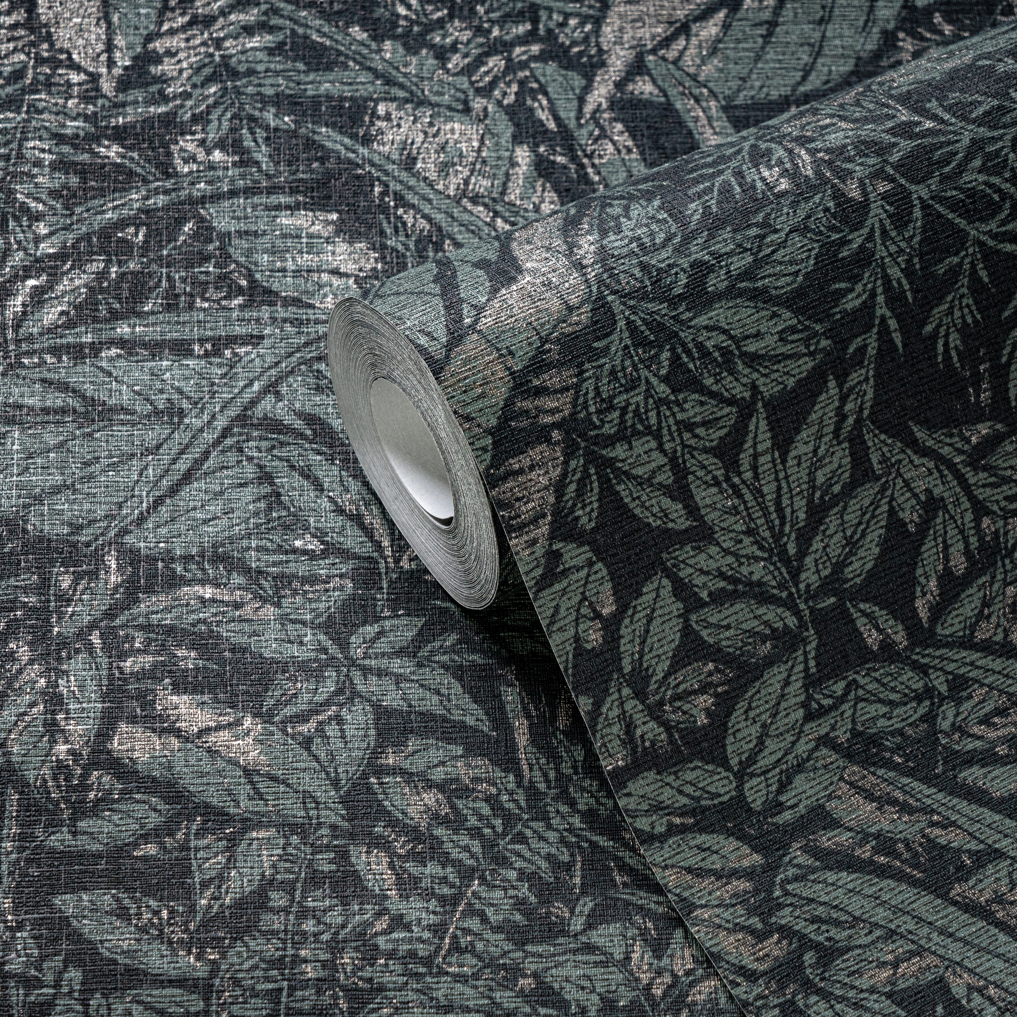 living walls Vliestapete »Smart Surfaces Natur-Tapete Mustertapete Floral Natur«, leicht glänzend, Vliestapete Dschungel für Schlafzimmer Küche Wohnzimmer Natur Design